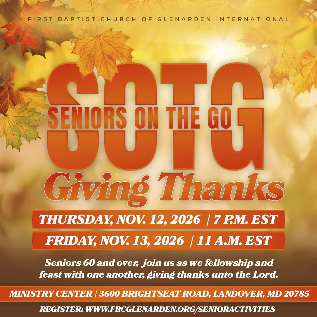 Seniors on the go - giving thanks