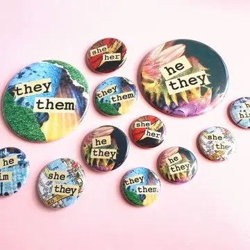 Pronoun Pin: He/Him