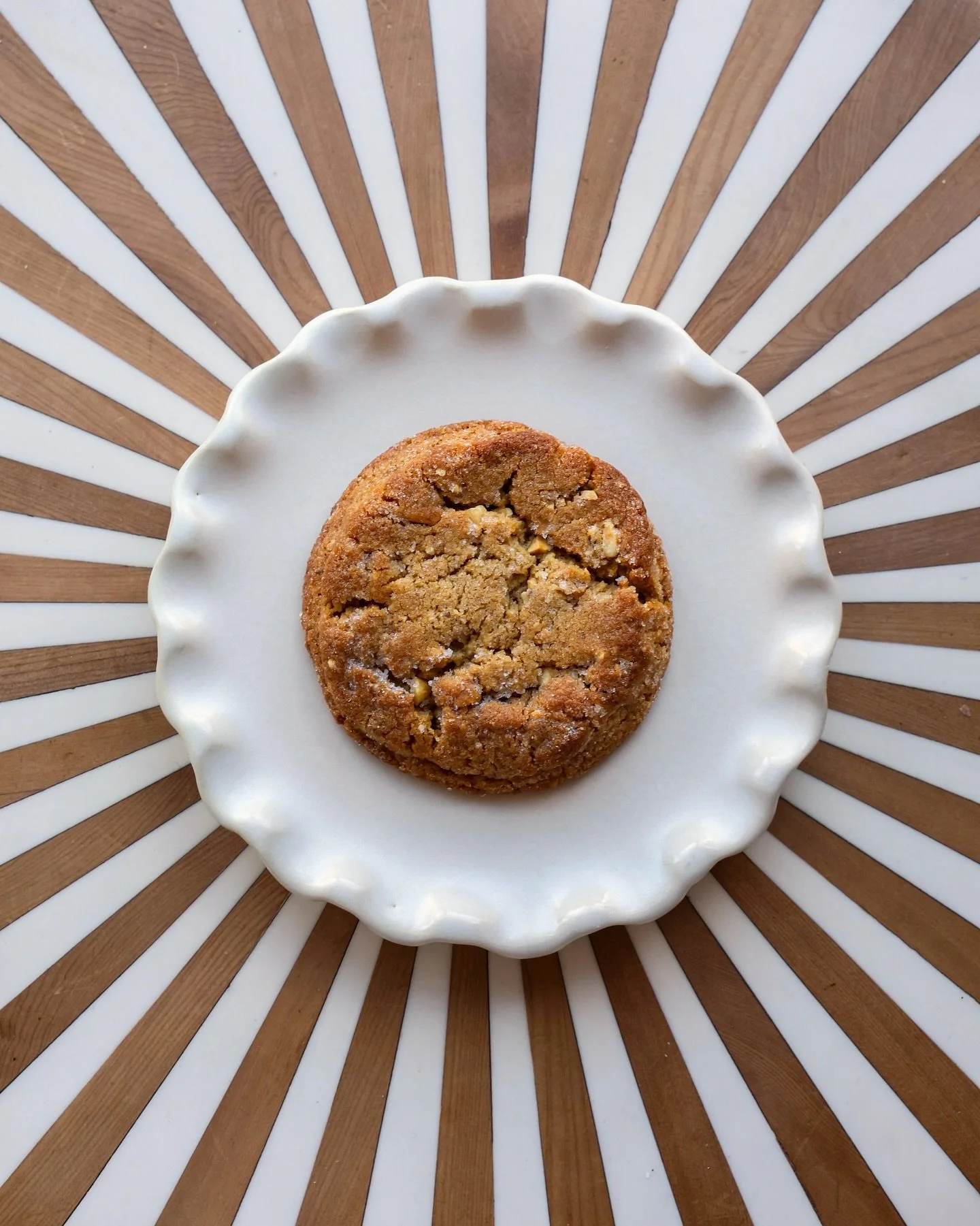 The people have spoken. 🗳️🍪 Meet our brand new Vegan Peanut Butter Cookie, the winner of our cookie contest (Cookie B)!

Plant-based, packed with roasted peanuts, and finished with a sprinkle of salty sugar. Come try in our store in Clinton Hill an