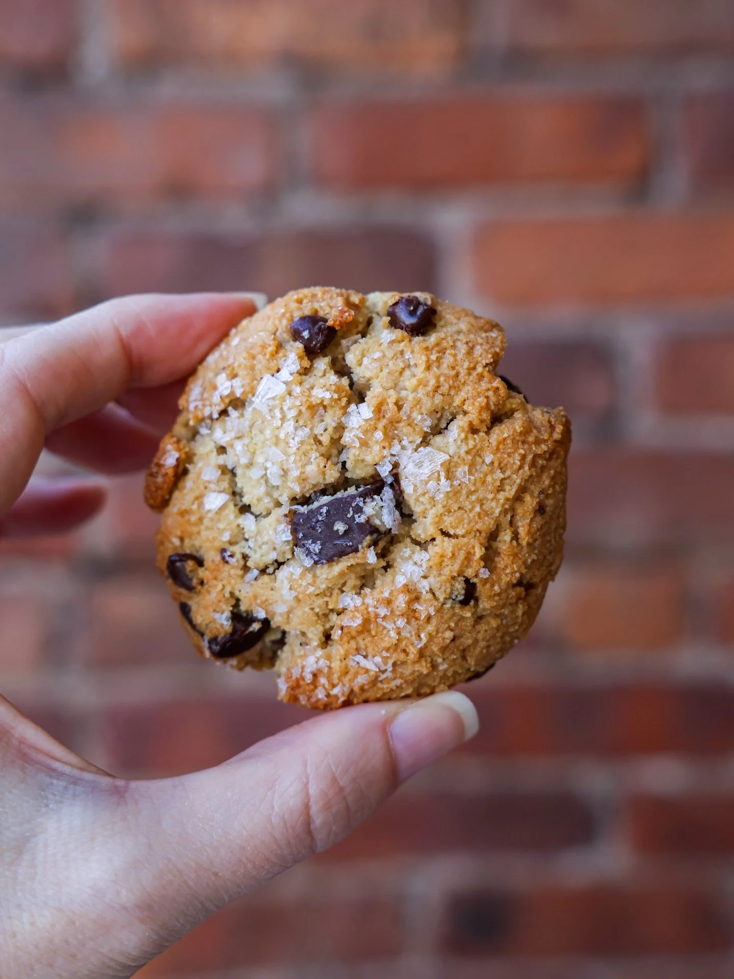 A forever favorite. ✨ Our Tahini Chocolate Chip Cookie is one of The Good Batch classics -  nutty, chocolatey, vegan, AND gluten free! Always available at our shop in Clinton Hill and through our retail partners. Some things just belong on the menu y