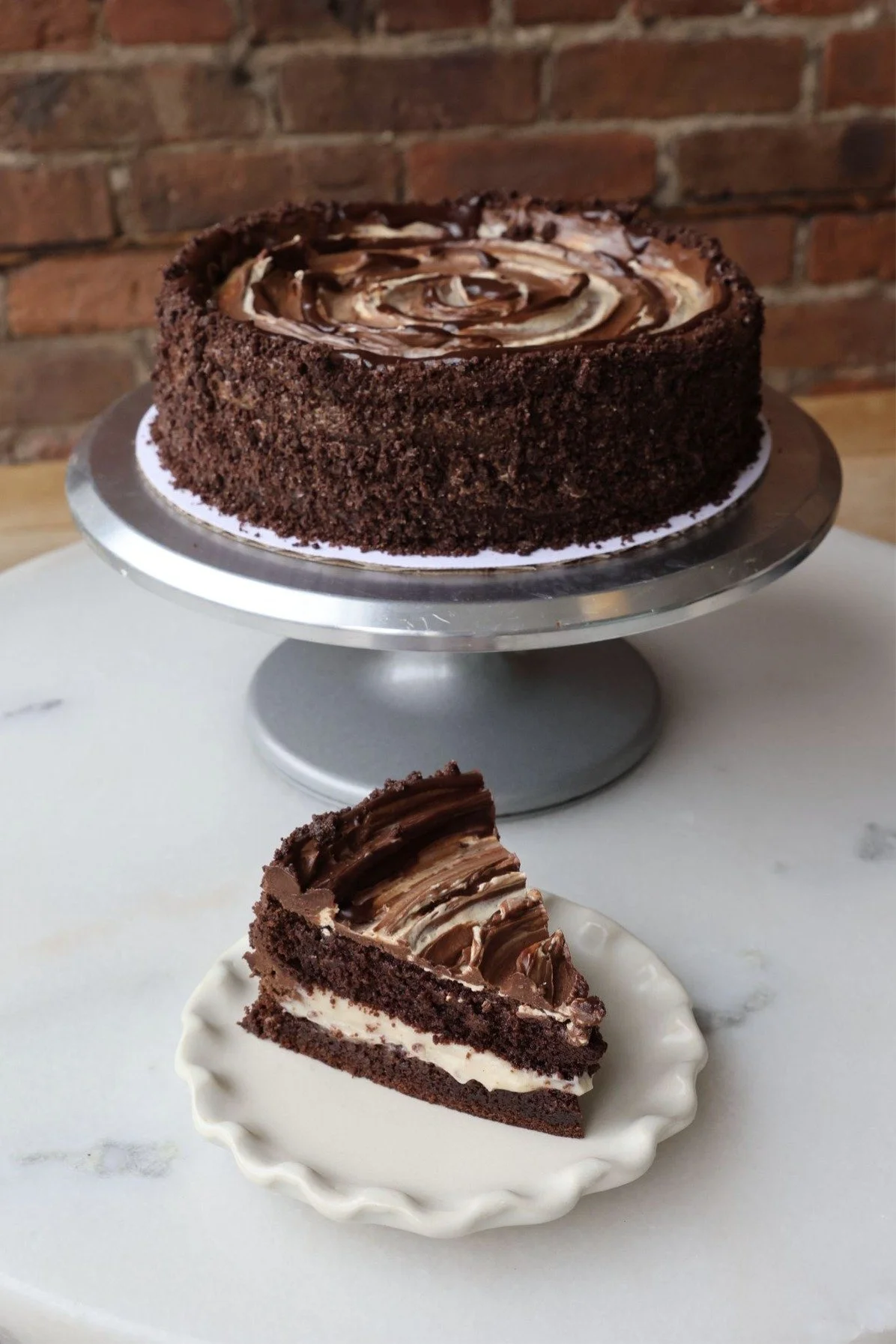 A photo of the Brooklyn Blackout Cake from The Good Batch in Clinton Hill, Brooklyn