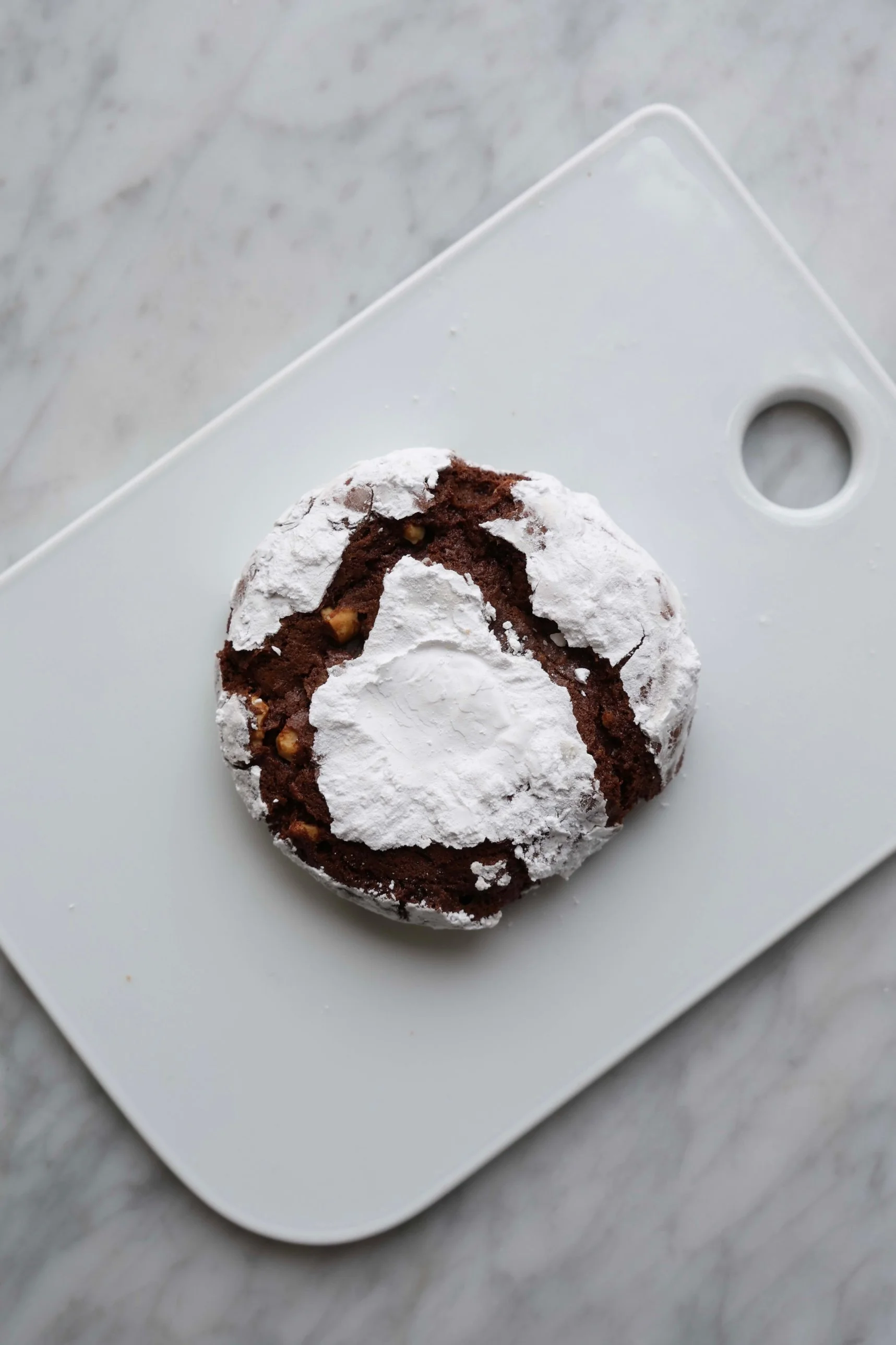 Hazelnut Crinkle Cookie