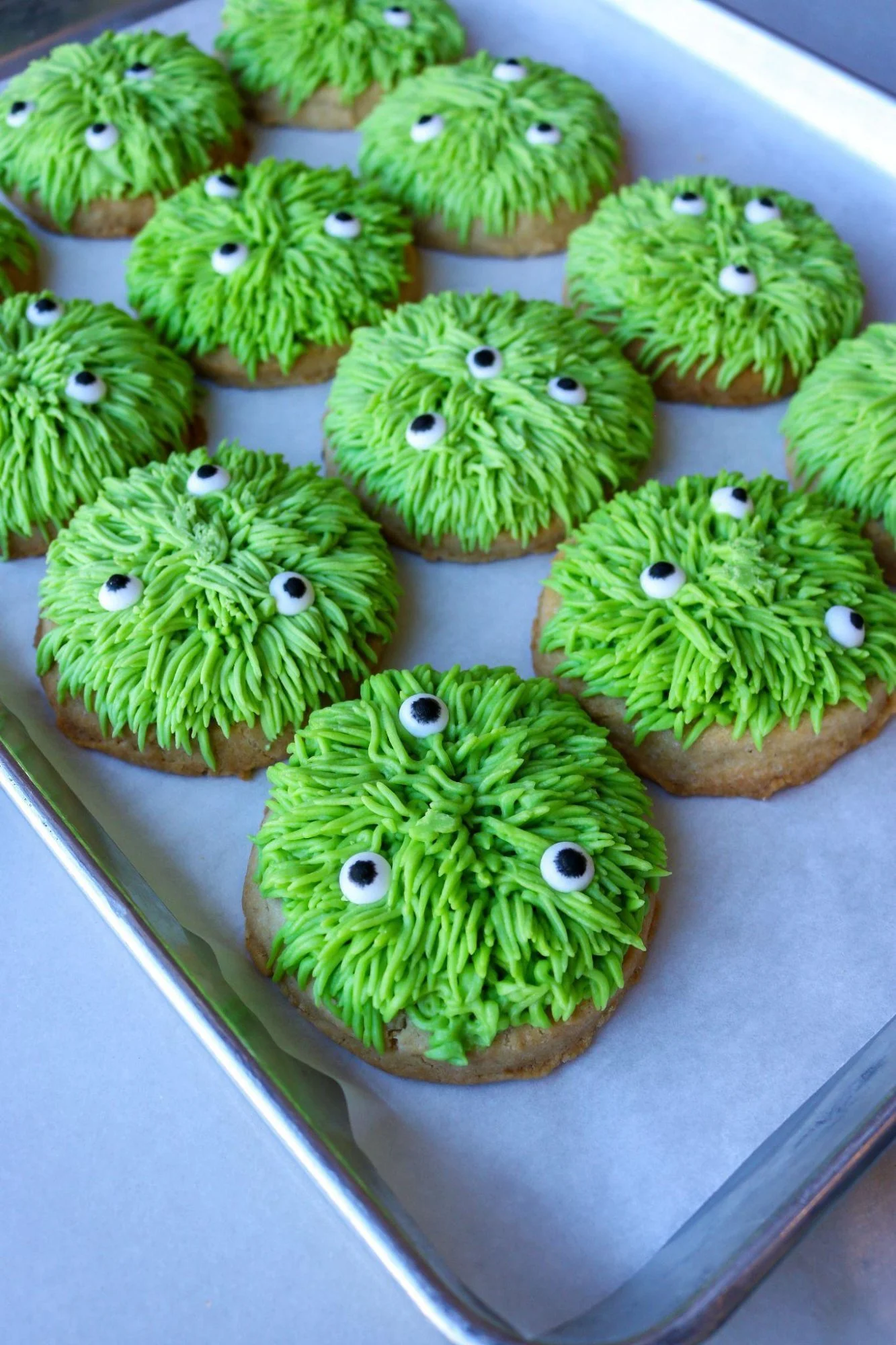 An image of Halloween Monster cookies from The Good Batch Bakery in Brooklyn, New York