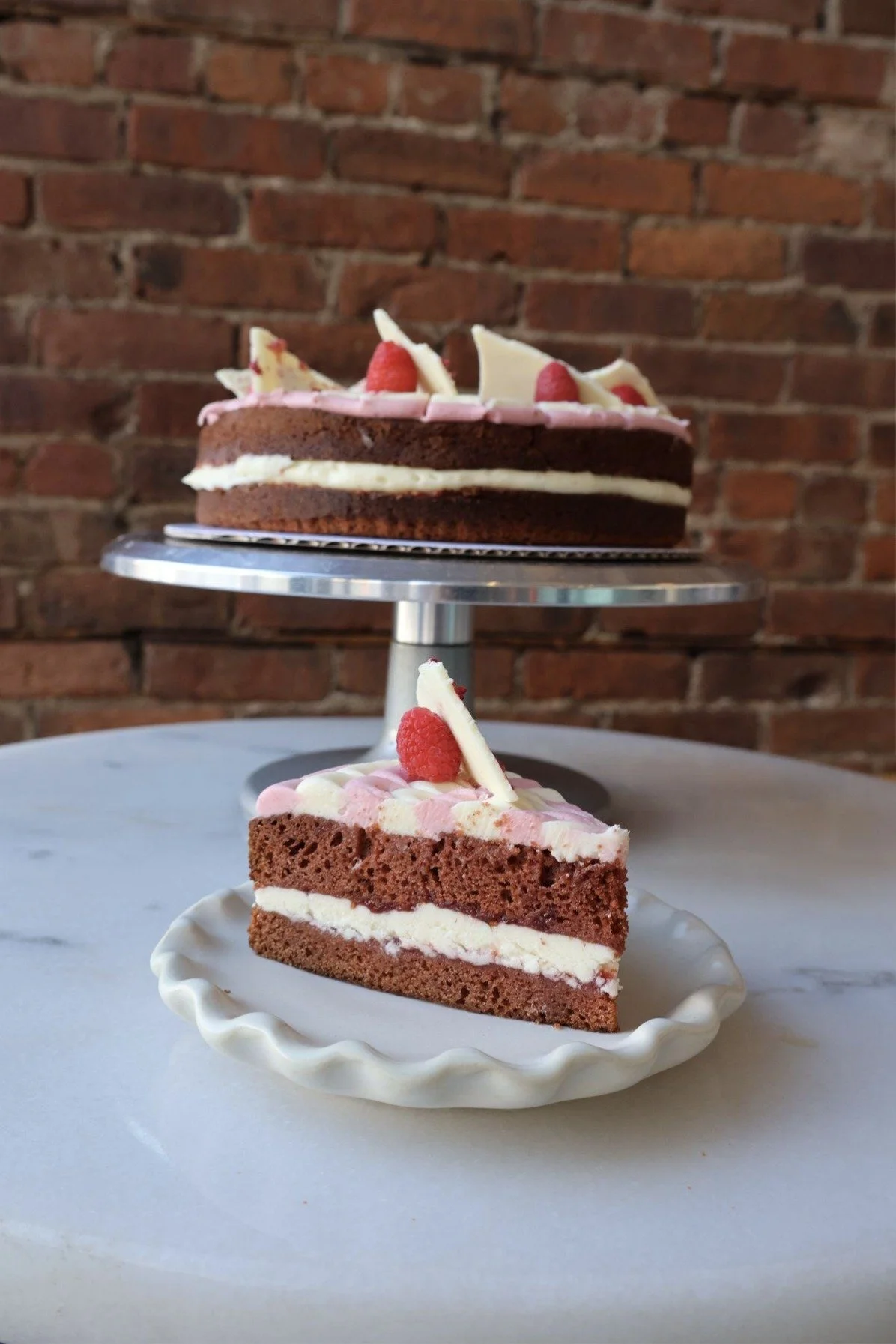 An image of the Red Velvet Cake at The Good Batch Bakery in Brooklyn, New York