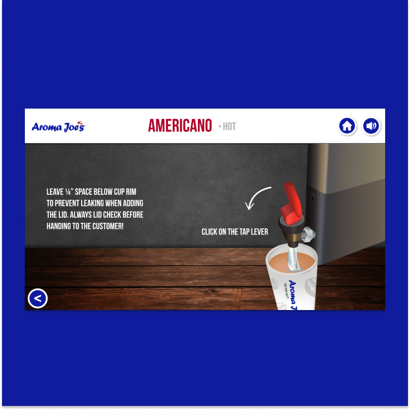 Aroma Joe’s Customer Experience & Barista Training Program