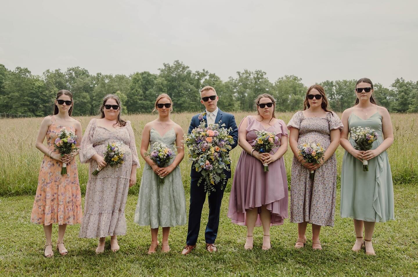 Here&rsquo;s to hoping for more wonderfully fun wedding parties in 2024. 

P.S. I love a good mismatched bridesmaid look.