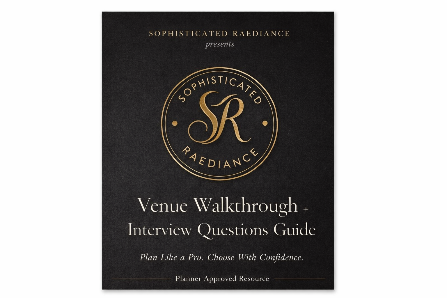 Venue Walkthrough + Interview Questions Guide