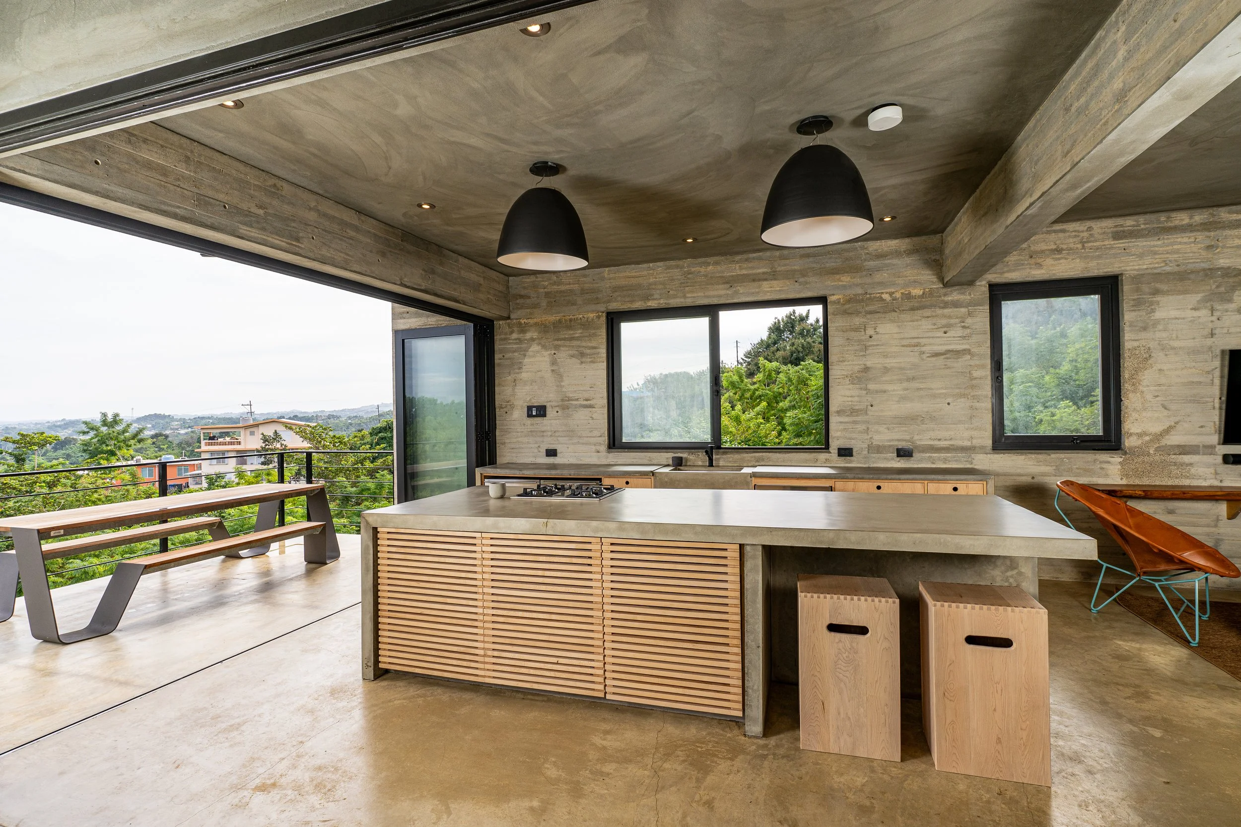 la cocina in casa paz the kitchen in casa paz in puntas, rincon, pr by vampio design inc.jpg