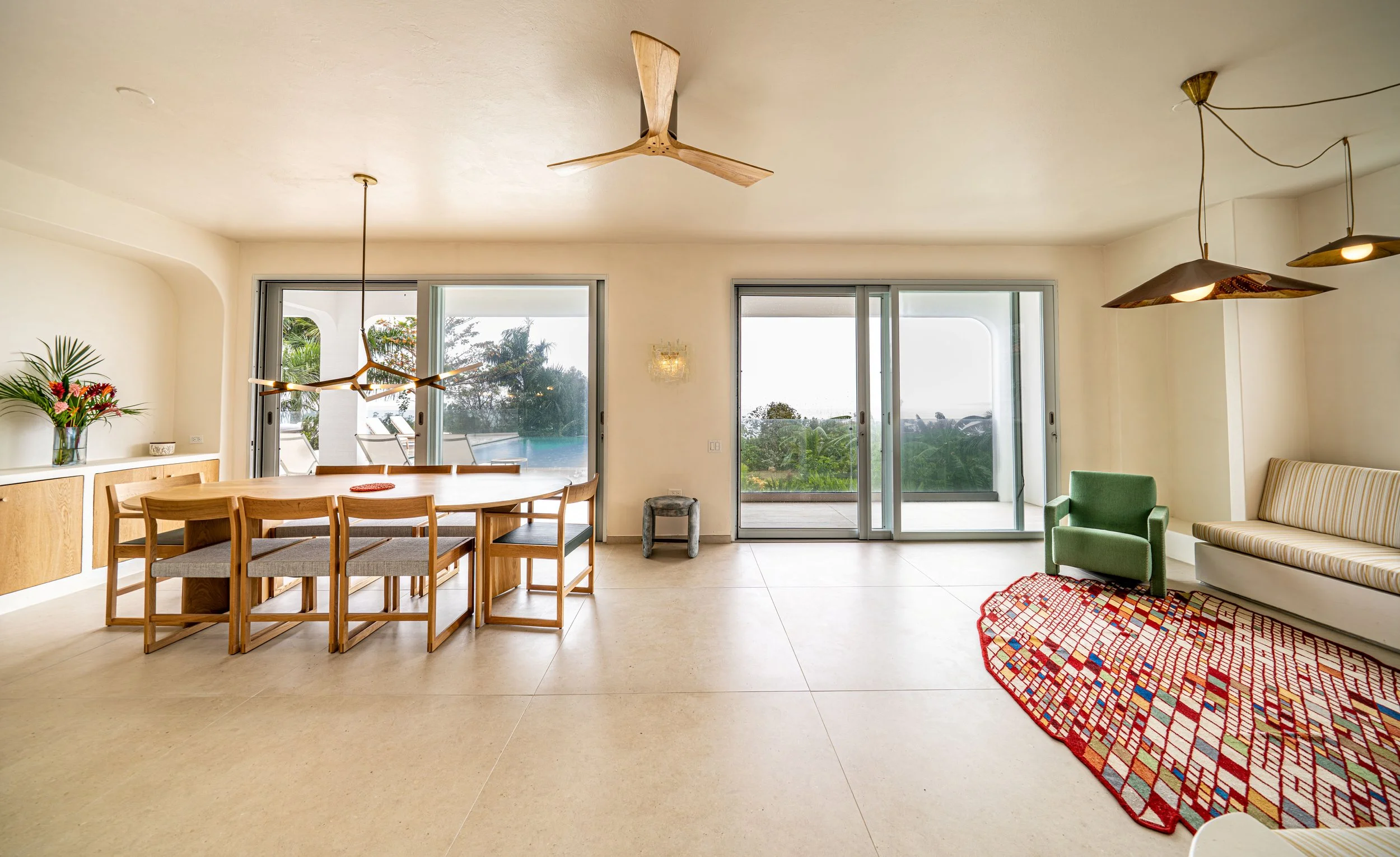 Luxury modern coastal home renovation in Puerto Rico by Vampio Design Inc. in Puntas, Rincon, Puerto Rico Desgined By Vampio Design Inc. 