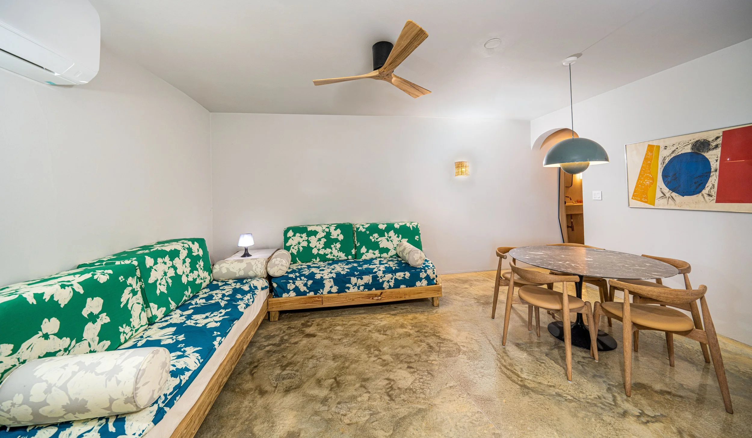 Tropical luxury home remodel with curated interior finishes in Puntas, Rincon, Puerto Rico Desgined By Vampio Design Inc. 