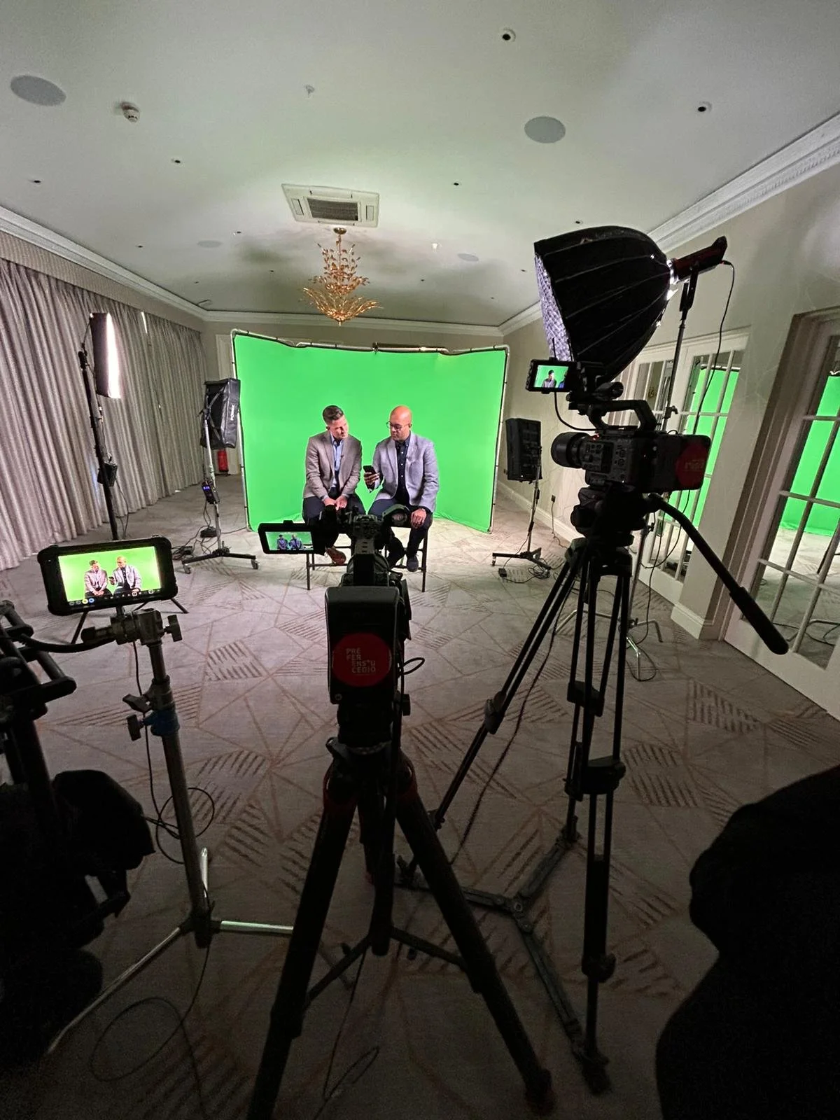 Remote green screen Shoot