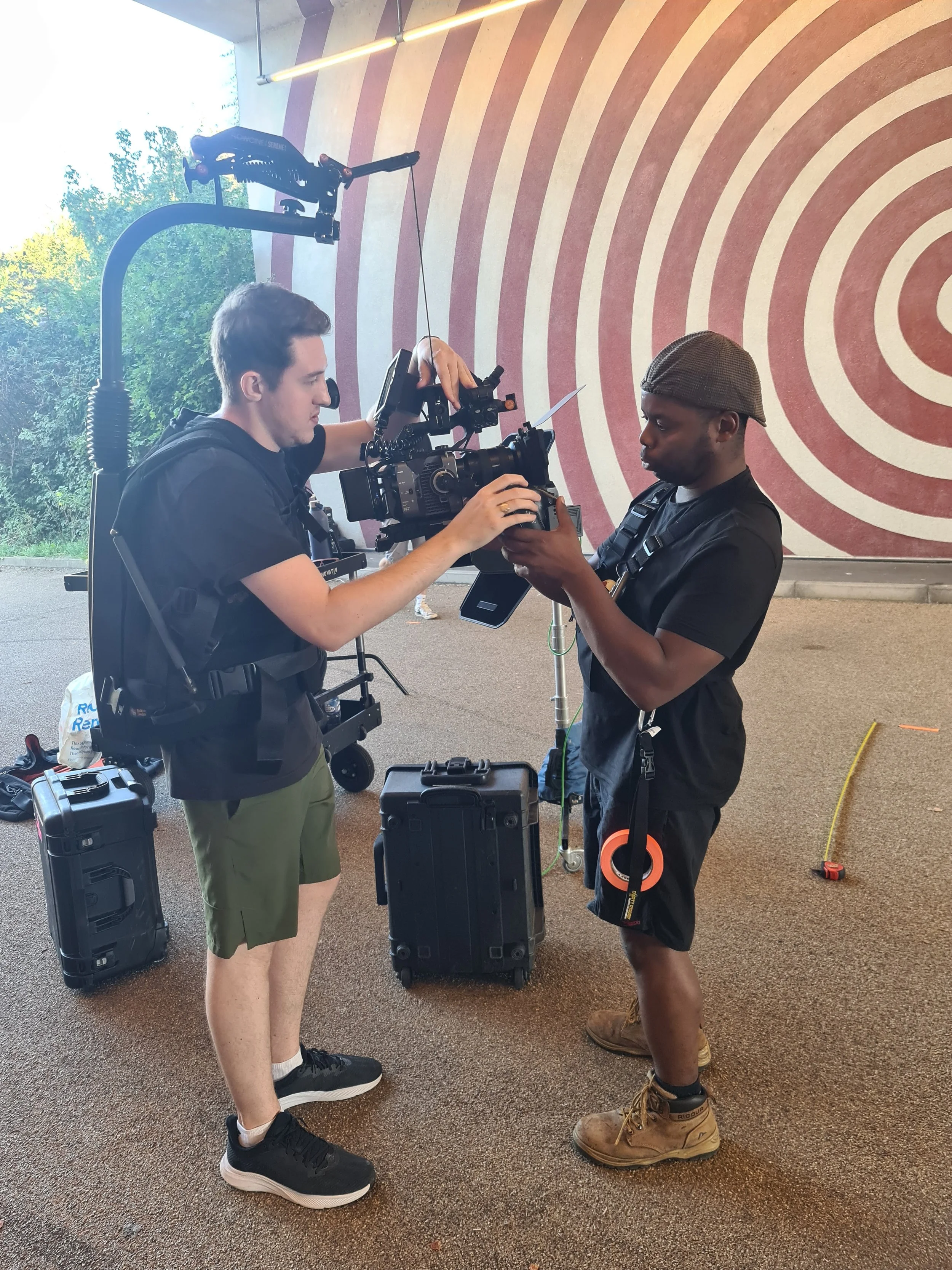 DOP and AD on set for QEP