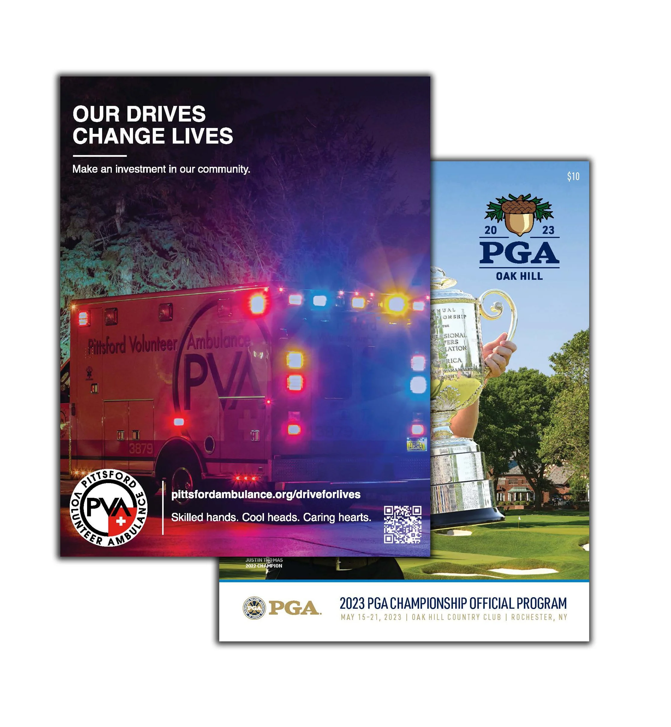 Published PGA Championship promotional materials featuring commercial photography by Image Stills.