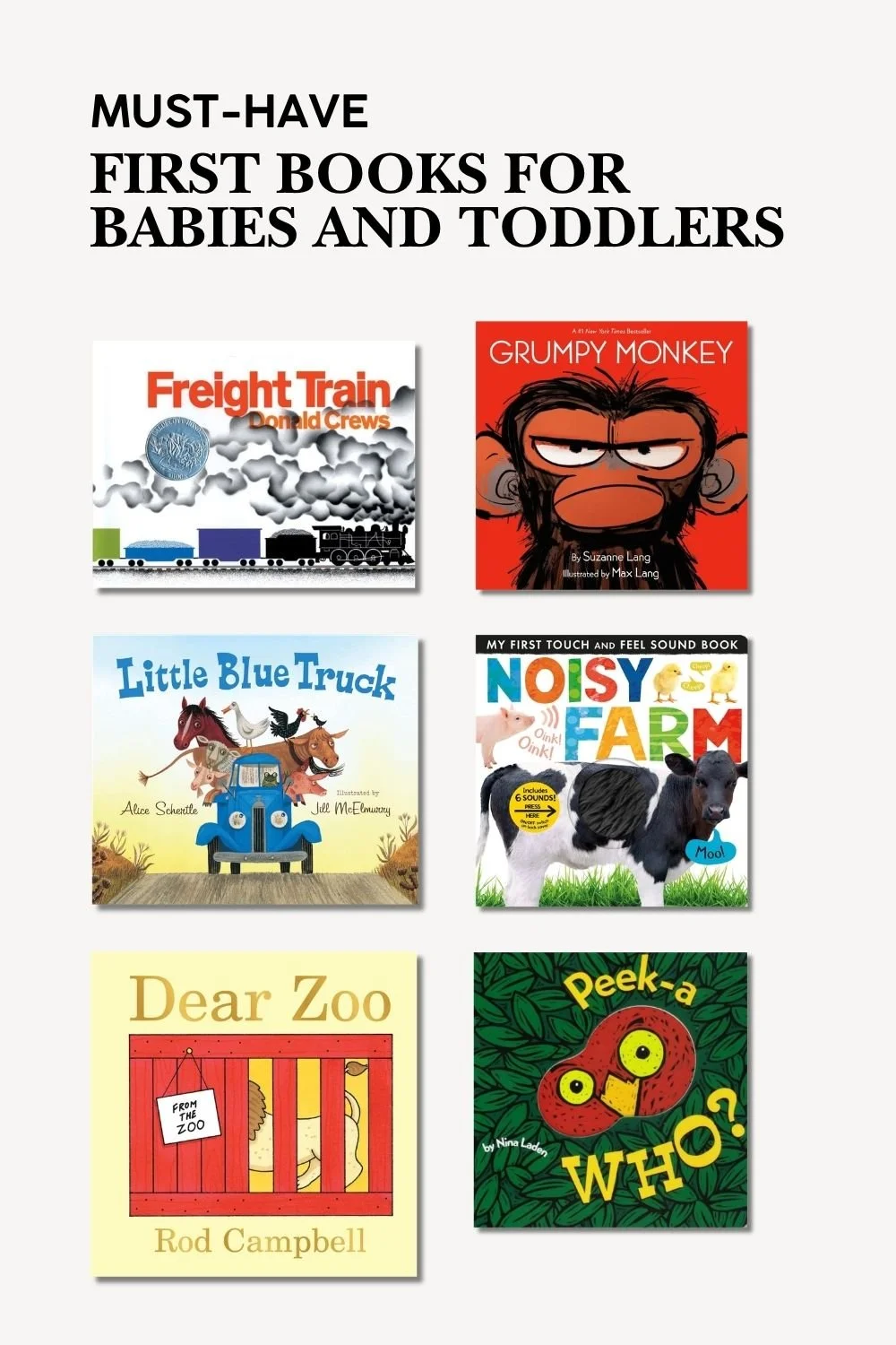 12 Must-Have First Books for Babies and Toddlers (Simple &amp; Fun Favorites for Early Readers)