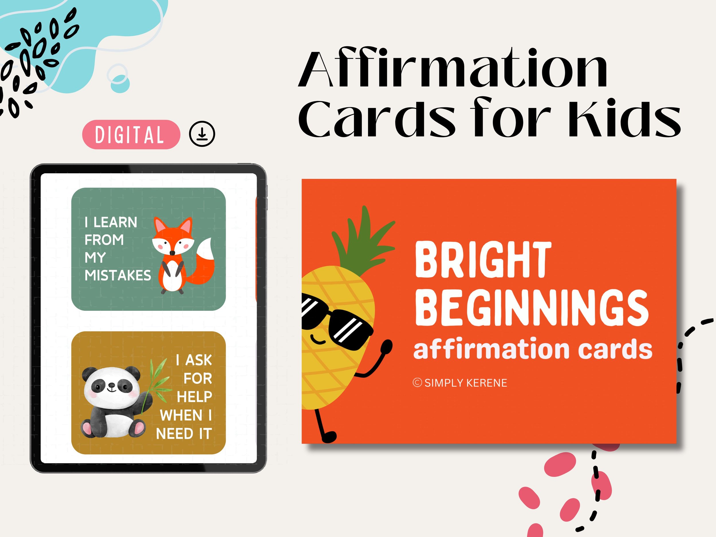 Bright Beginnings Affirmation Cards