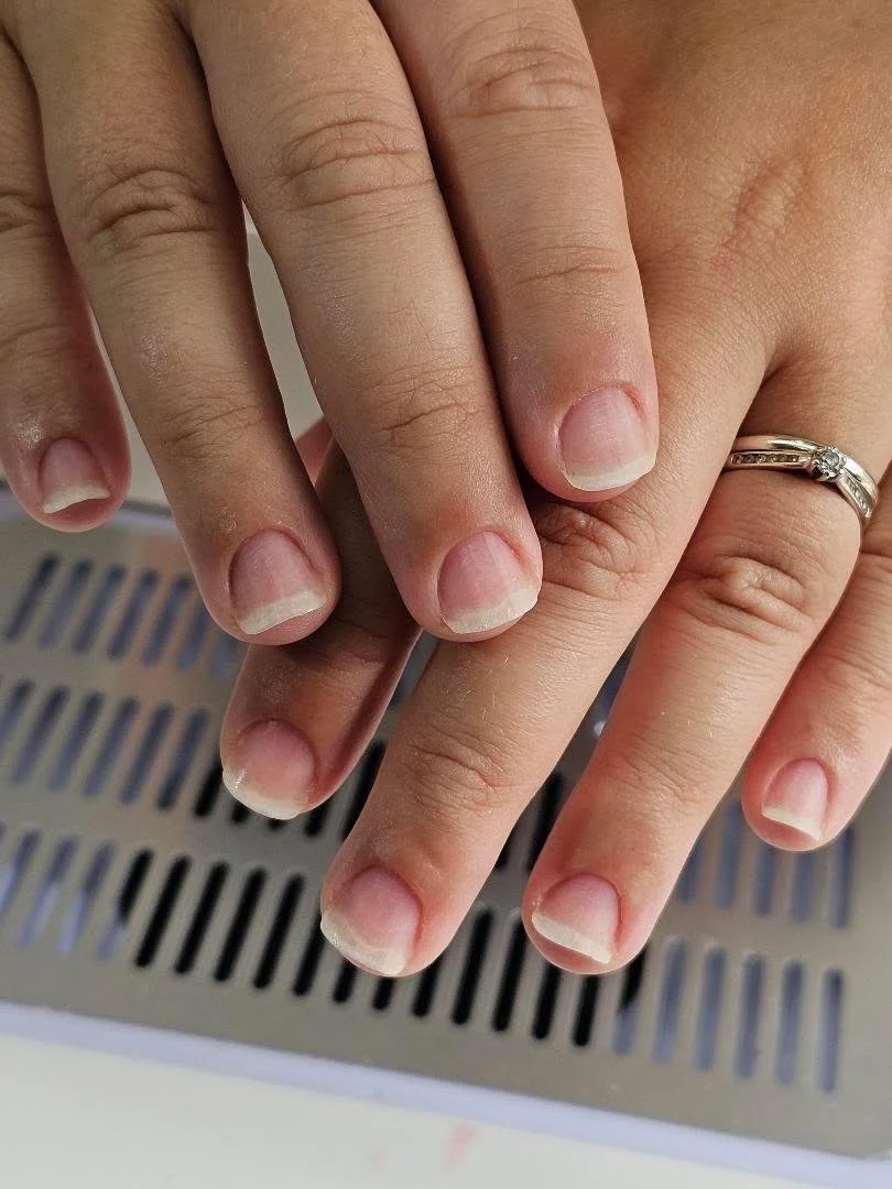 2. After Russian manicure prep at client's second appointment