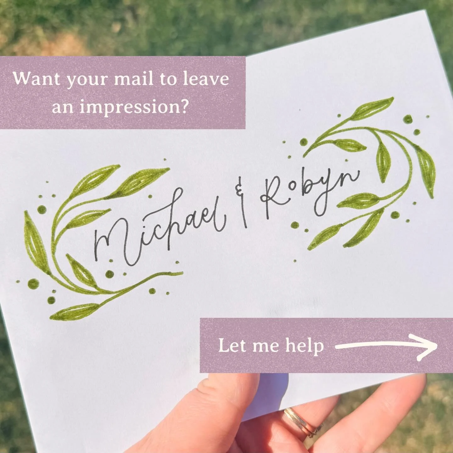 Just in time for wedding and graduation season, I am now offering envelope addressing 💌✍🏻

This is perfect for people who don&rsquo;t have the time to handwrite every address, the skill to get it right the first time, or just don&rsquo;t want to do