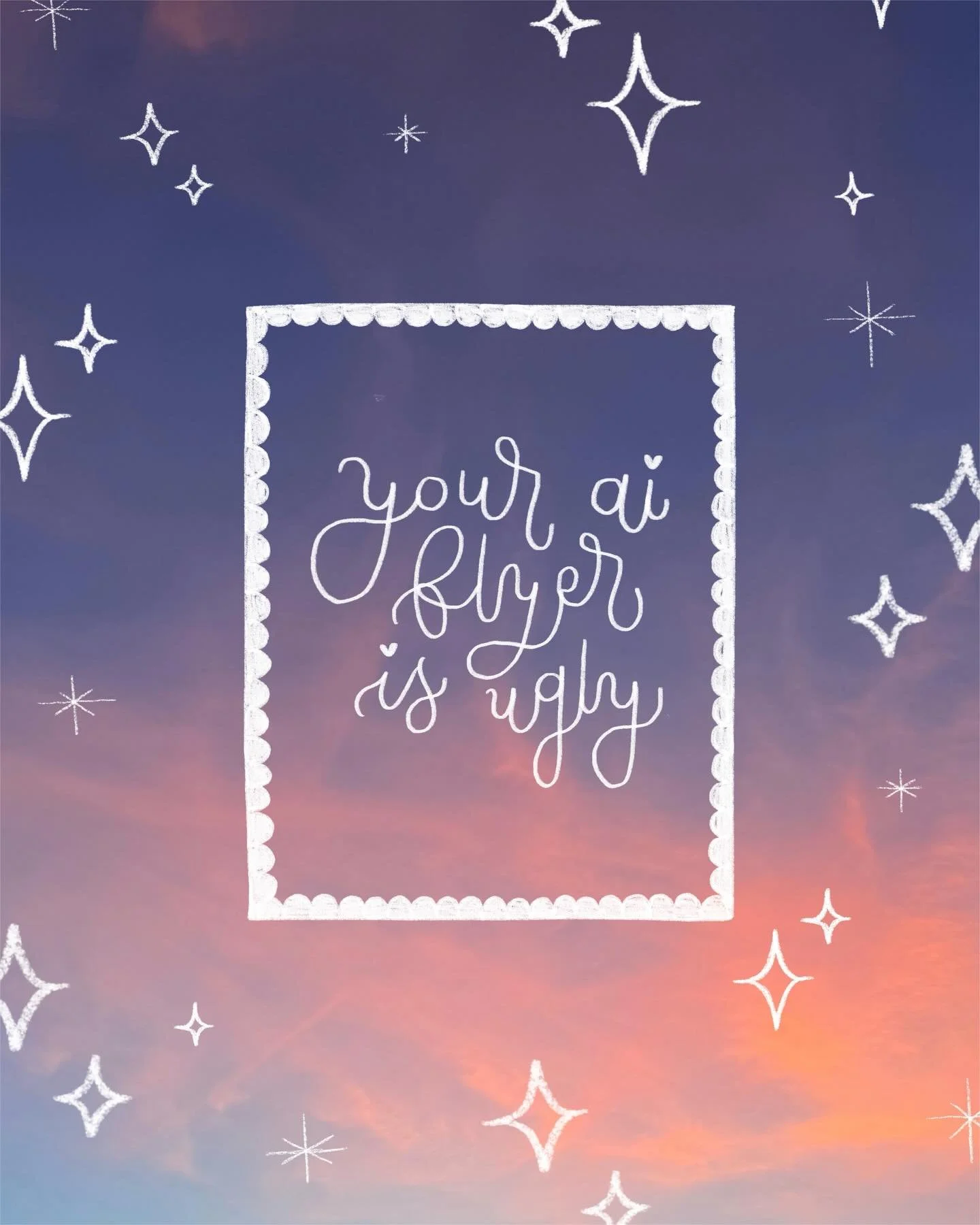 Here&rsquo;s a crazy thought&hellip;&hellip; use your brain???? 🤔💡🫶🏻🥰🦋🤯✨🙈💞🤍😛🪁🌷

#stopusingaiitmakesyoudumb #fyp #aiartispoopfromabutt #antiai #handlettering