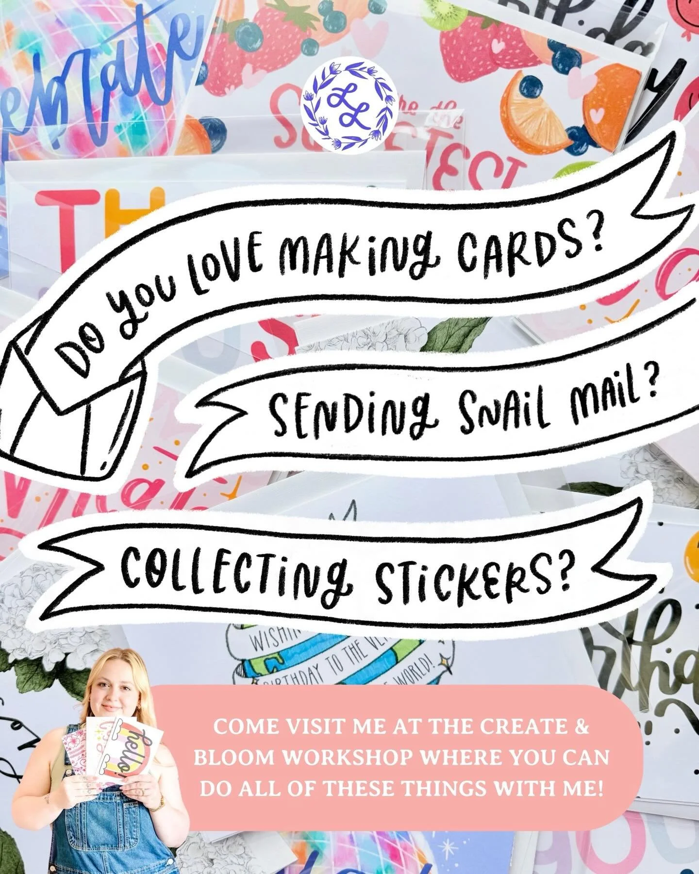 You guys&hellip;.. I&rsquo;M DOING MY FIRST MARKET!!! 🙈

This won&rsquo;t be just any market though. This will be a workshop where you&rsquo;ll be able to craft your little heart away with so many amazing vendors! 

At my station, I will have all th