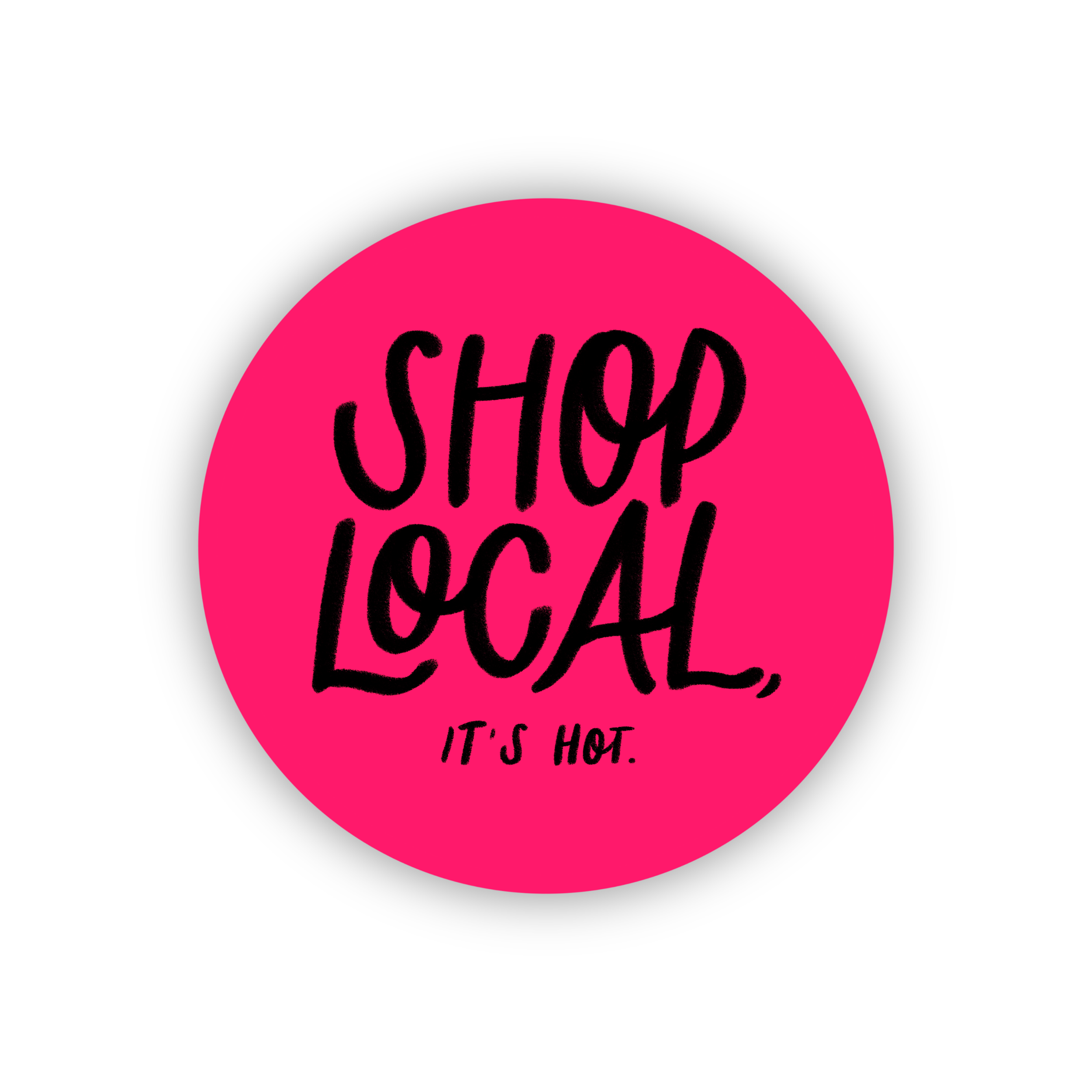 Shop Local Shiny Sticker