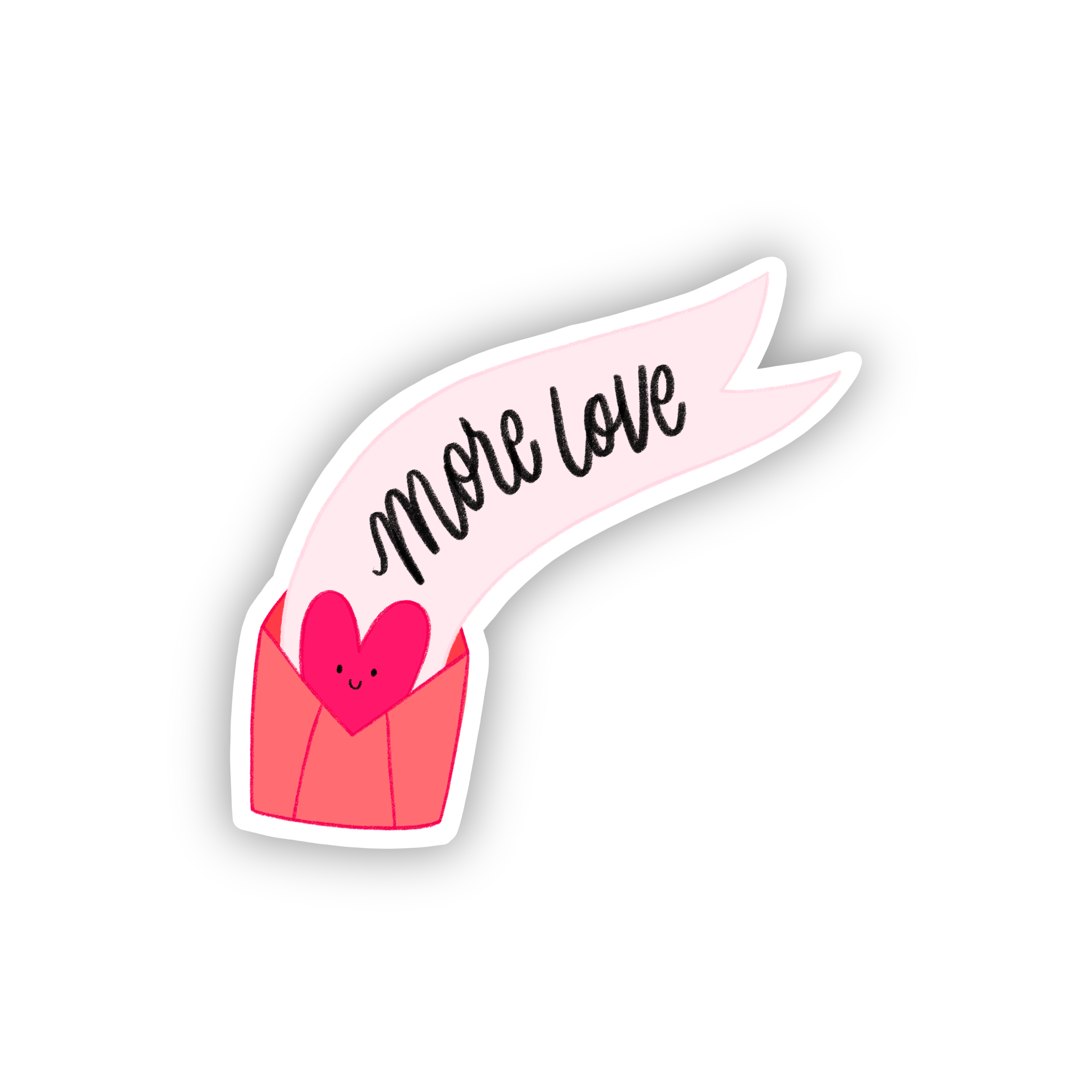 More Love Envelope Sticker - PREORDER