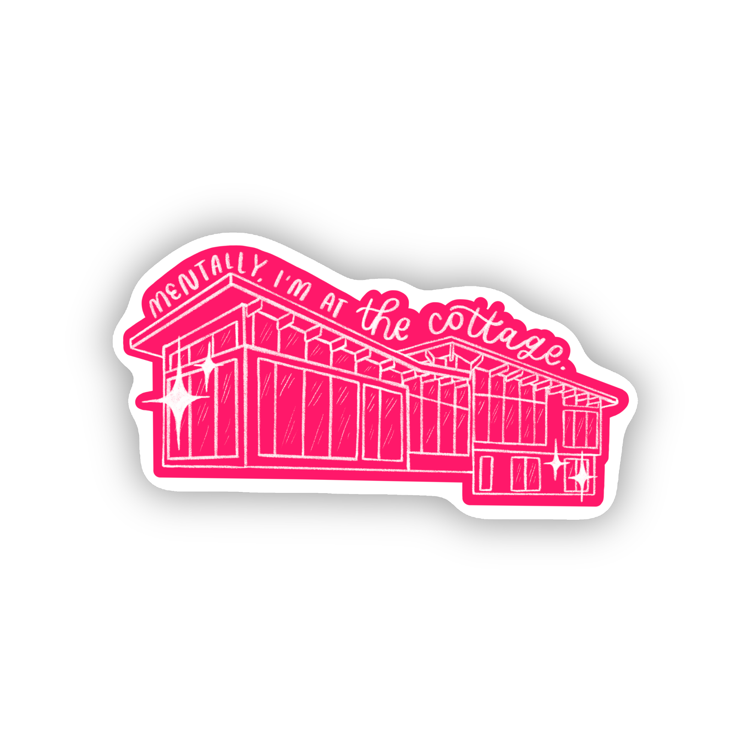 Heated Rivalry Cottage Sticker - PREORDER