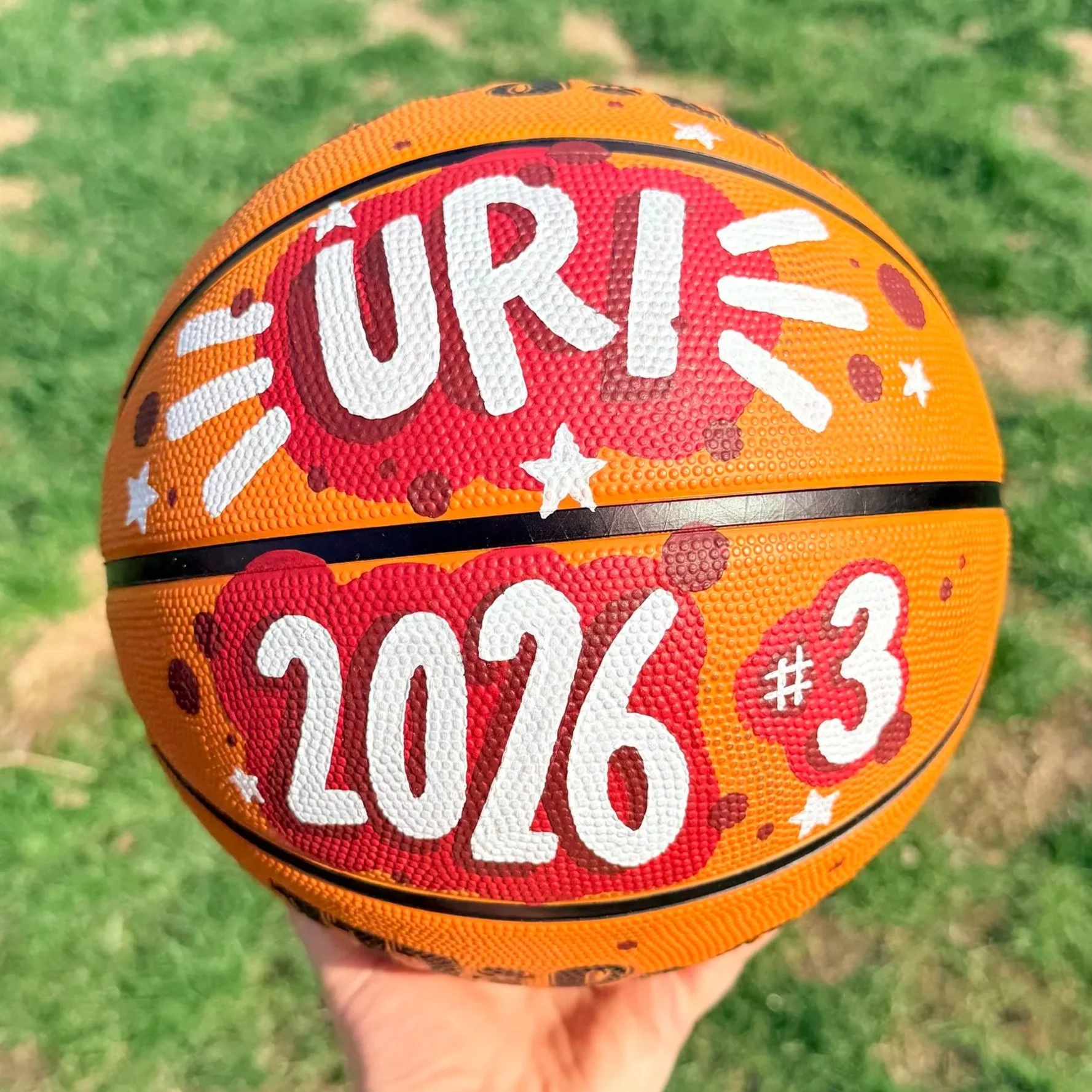 Custom Hand Painted Ball