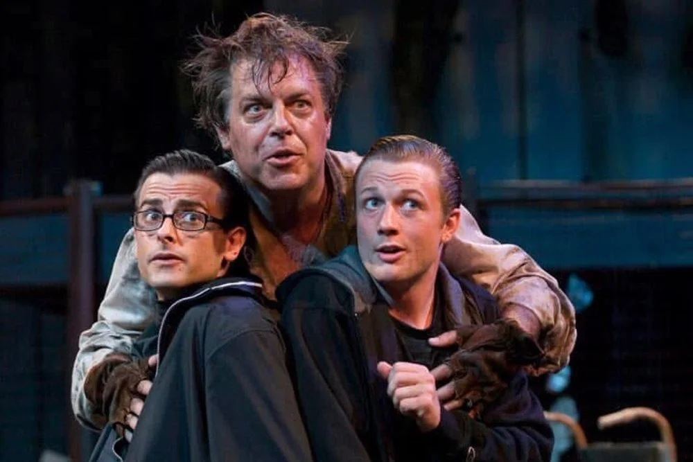 TIMON OF ATHENS at American Players Theatre, 2007 Michael Gotch, Brian Mani, Matt Schwader Photo by Zane Williams