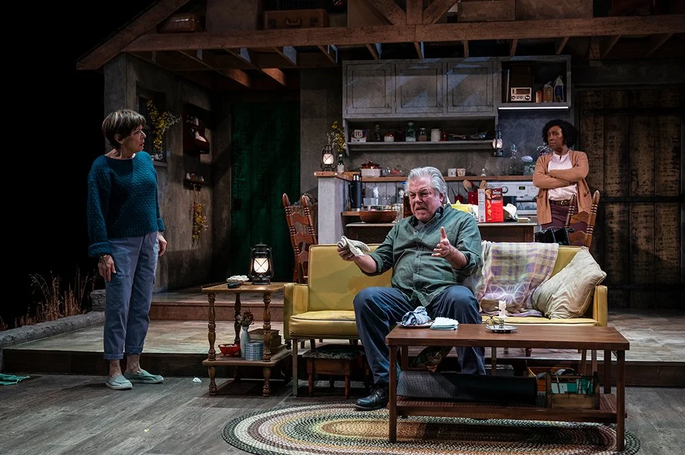 THE CHILDREN at Next Act Theatre, 2025 Mary MacDonald Kerr, Brian Mani, Shariba Rivers Photo by Michael Brosilow