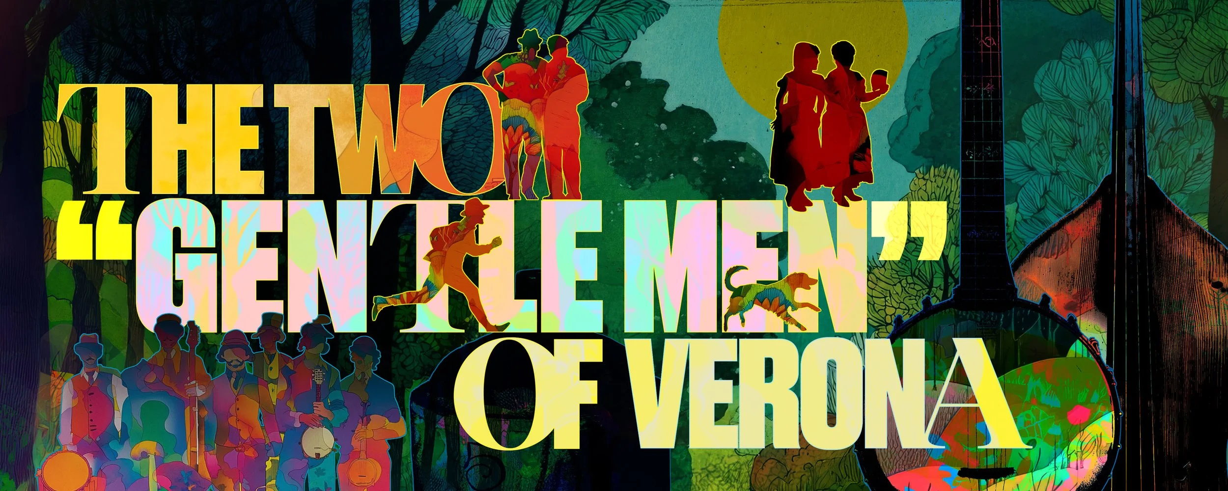 The Two "Gentlemen" promotional image designed by Planet Propaganda
