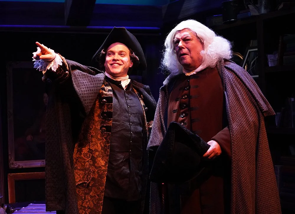 James Boswell showing his homeland to Samuel Johnson