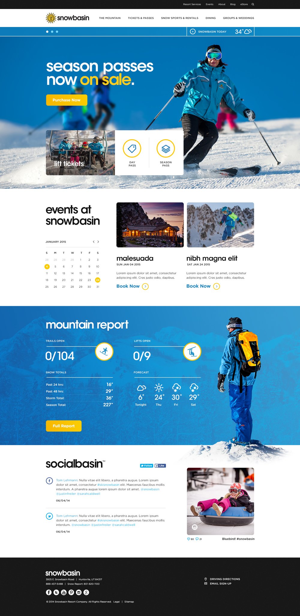 Snowbasin Ski Resort