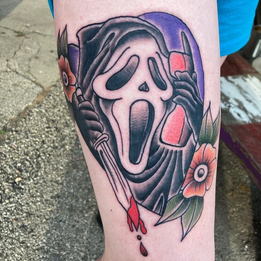 ghost face killer tattoo