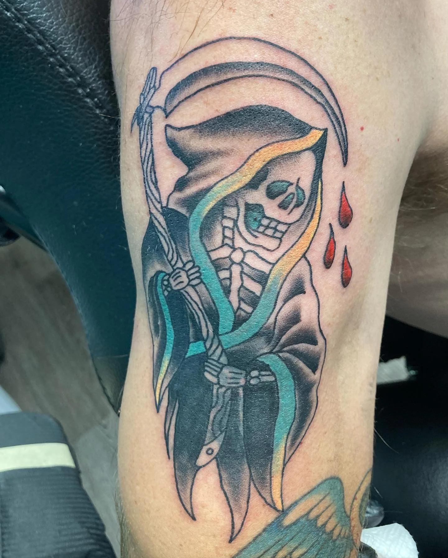 grim reeper tattoo