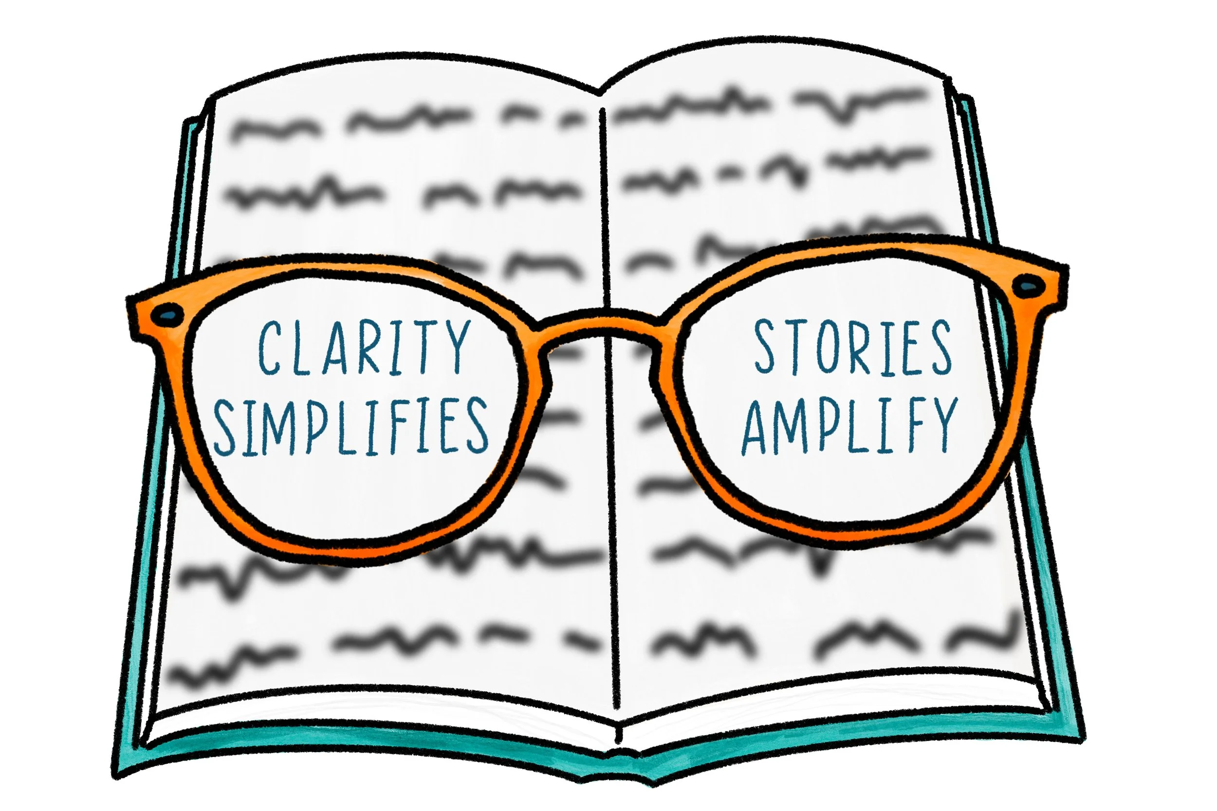 Image that illustrates that clarity and storytelling is what helps you connect with your audience.