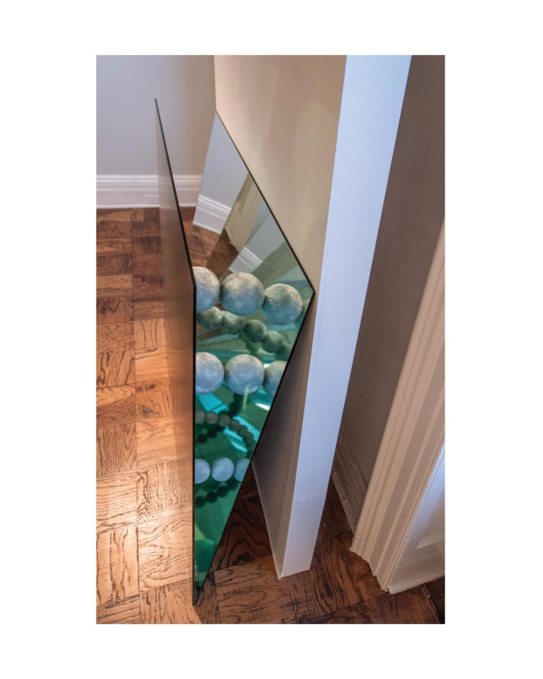What does the speed of light, Marcel Duchamp, and a ball of twine have in common? Alan's piece Standard Wait.

From the NYEHAUS Gallery catalog:
Scarritt explains that Standard Wait was inspired by a piece of twine rooted in art history, which he pay