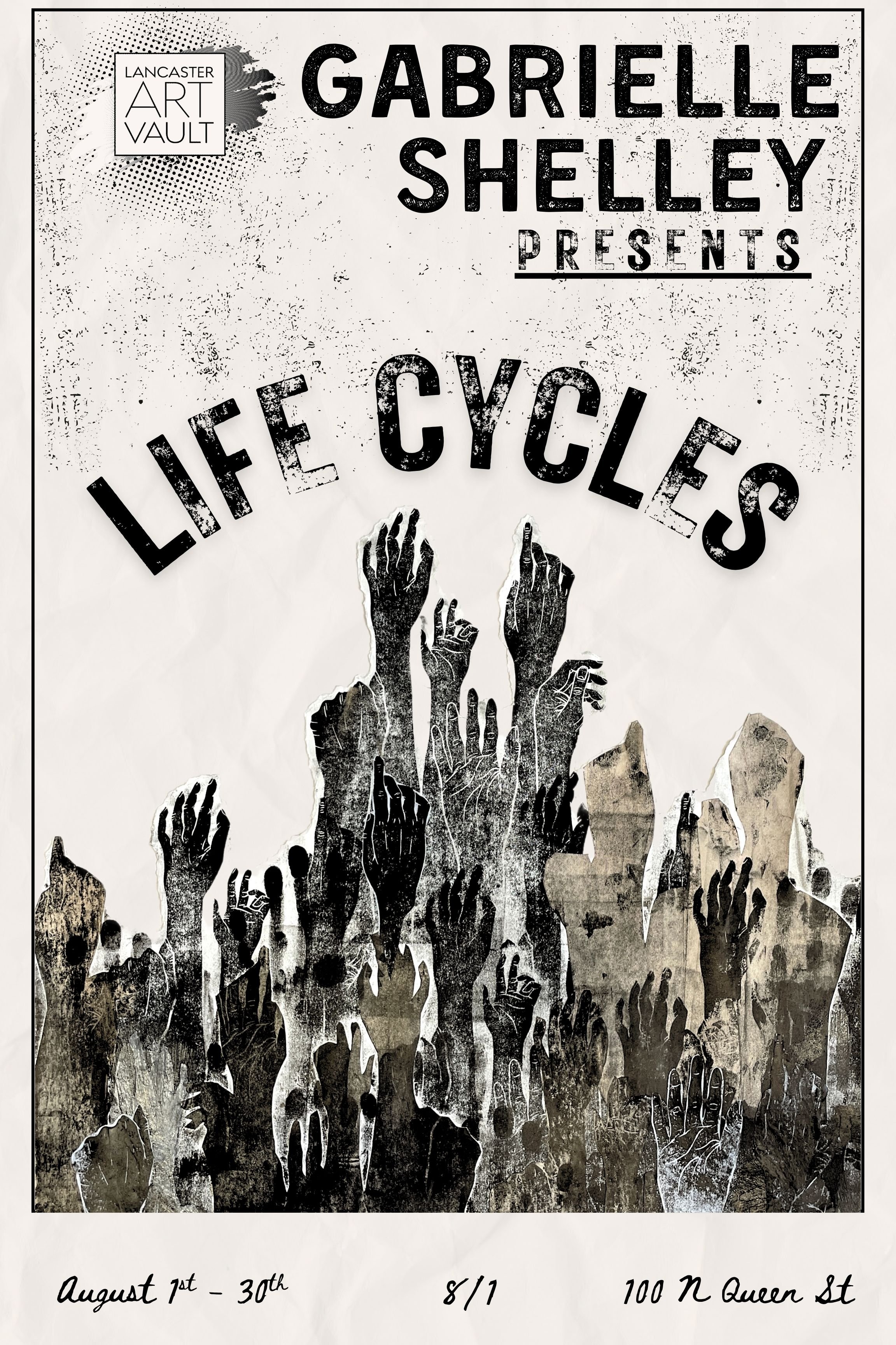 "Life Cycles" By Resident Artist Gabrielle Shelley