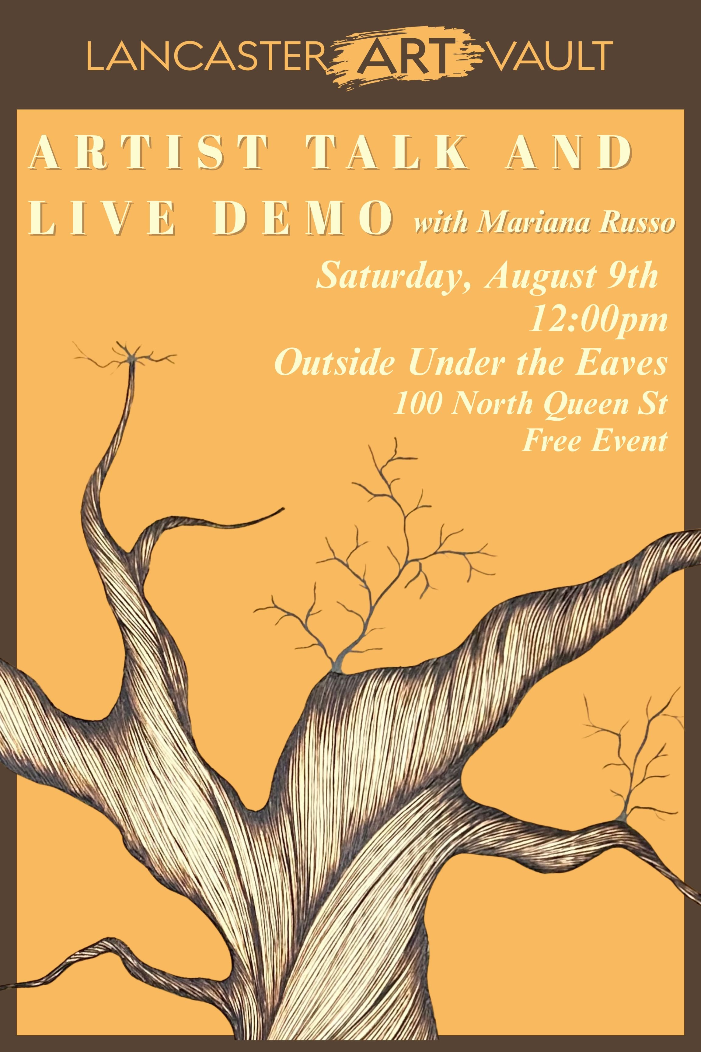Artist Talk and Demo with guest artist Mariana Russo
