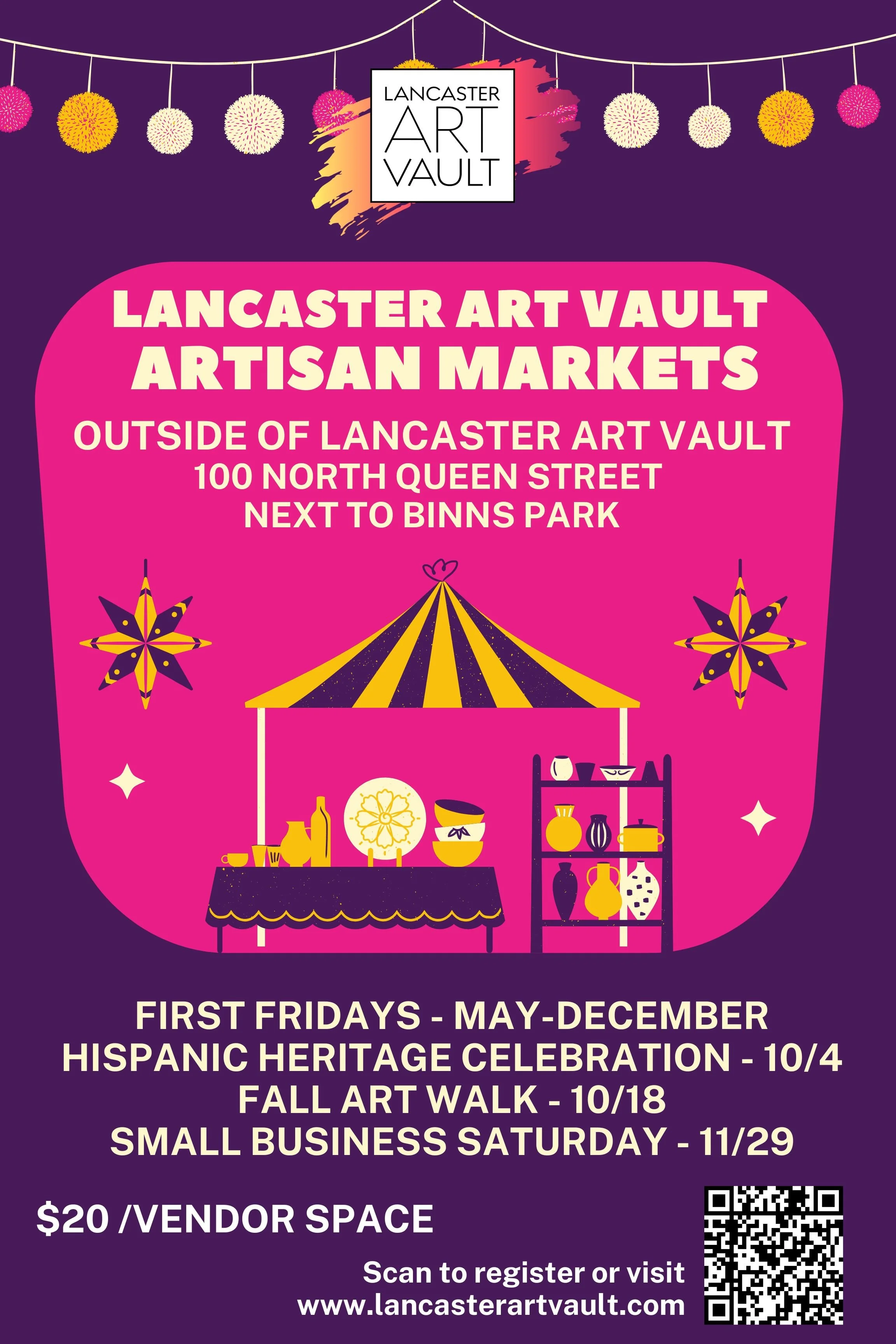 Artisan Markets at Lancaster Art Vault