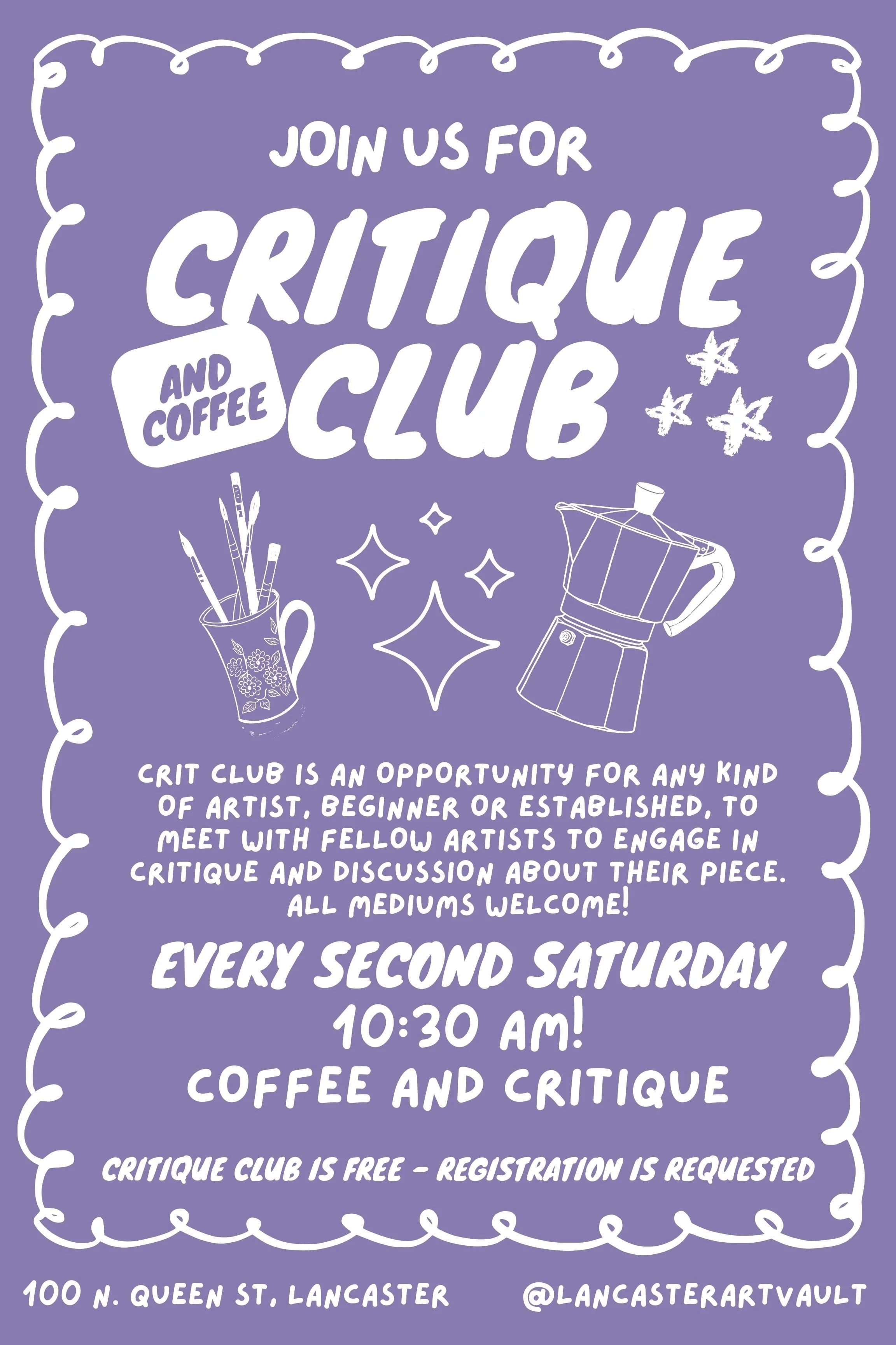 Critique and Coffee Club