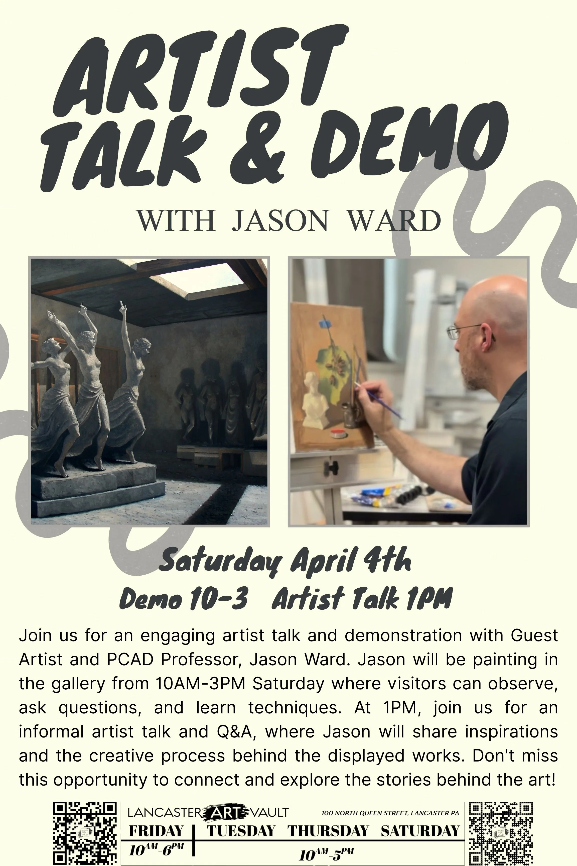 Artist Talk and Demo with Guest Artist Jason Ward