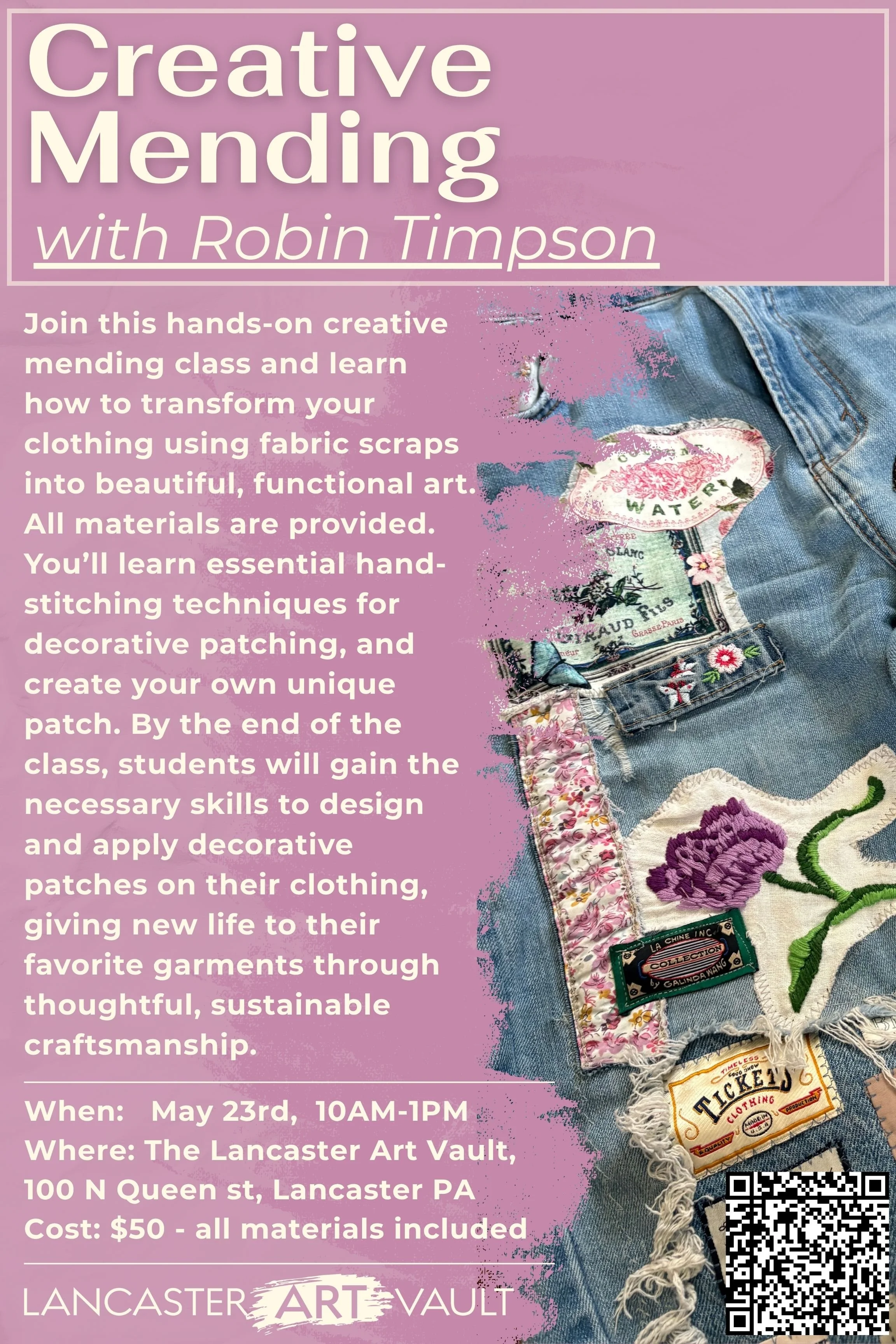 Creative Mending with Robin Timpson