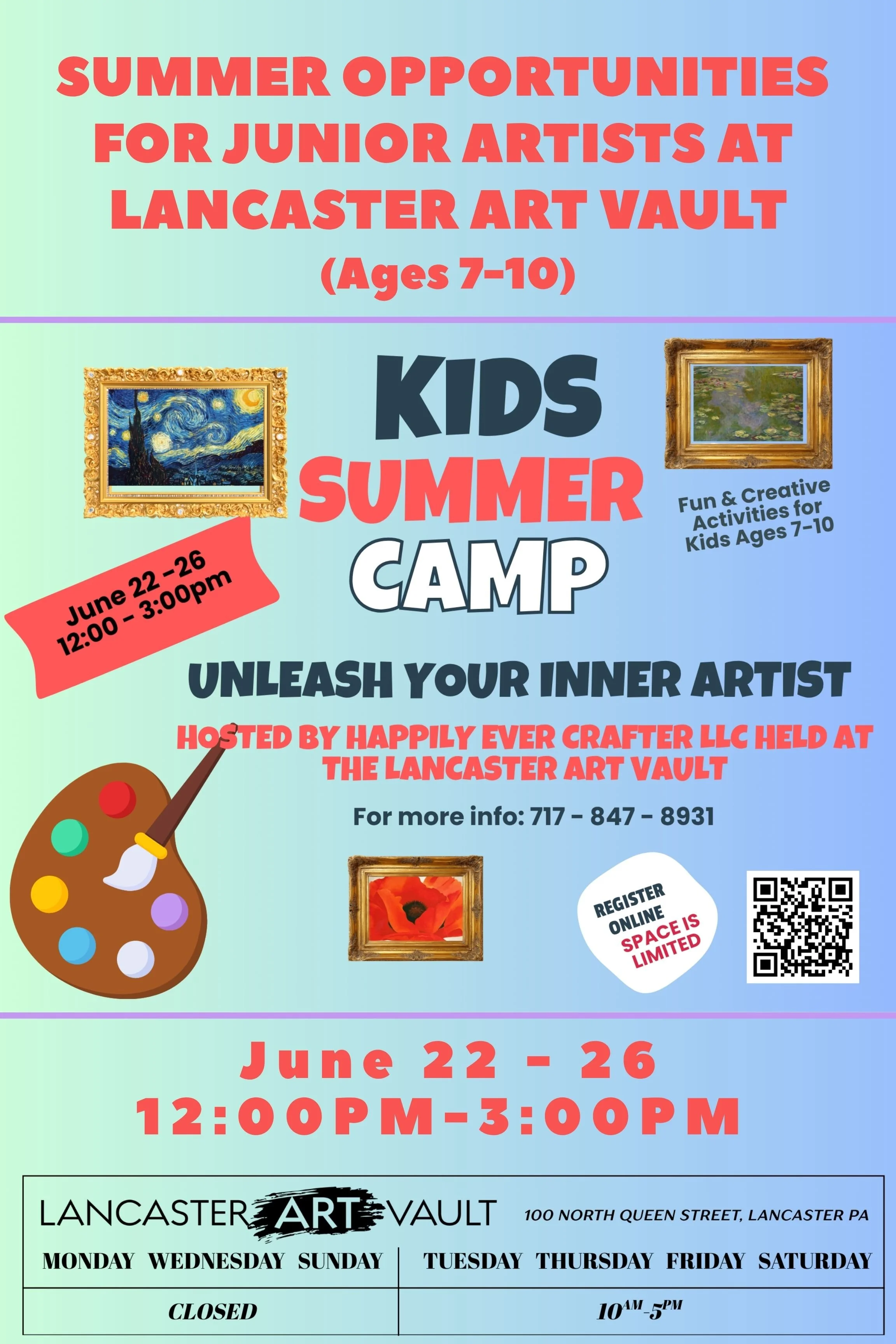 Kids Summer Camp with Happily Ever Crafter at LAV