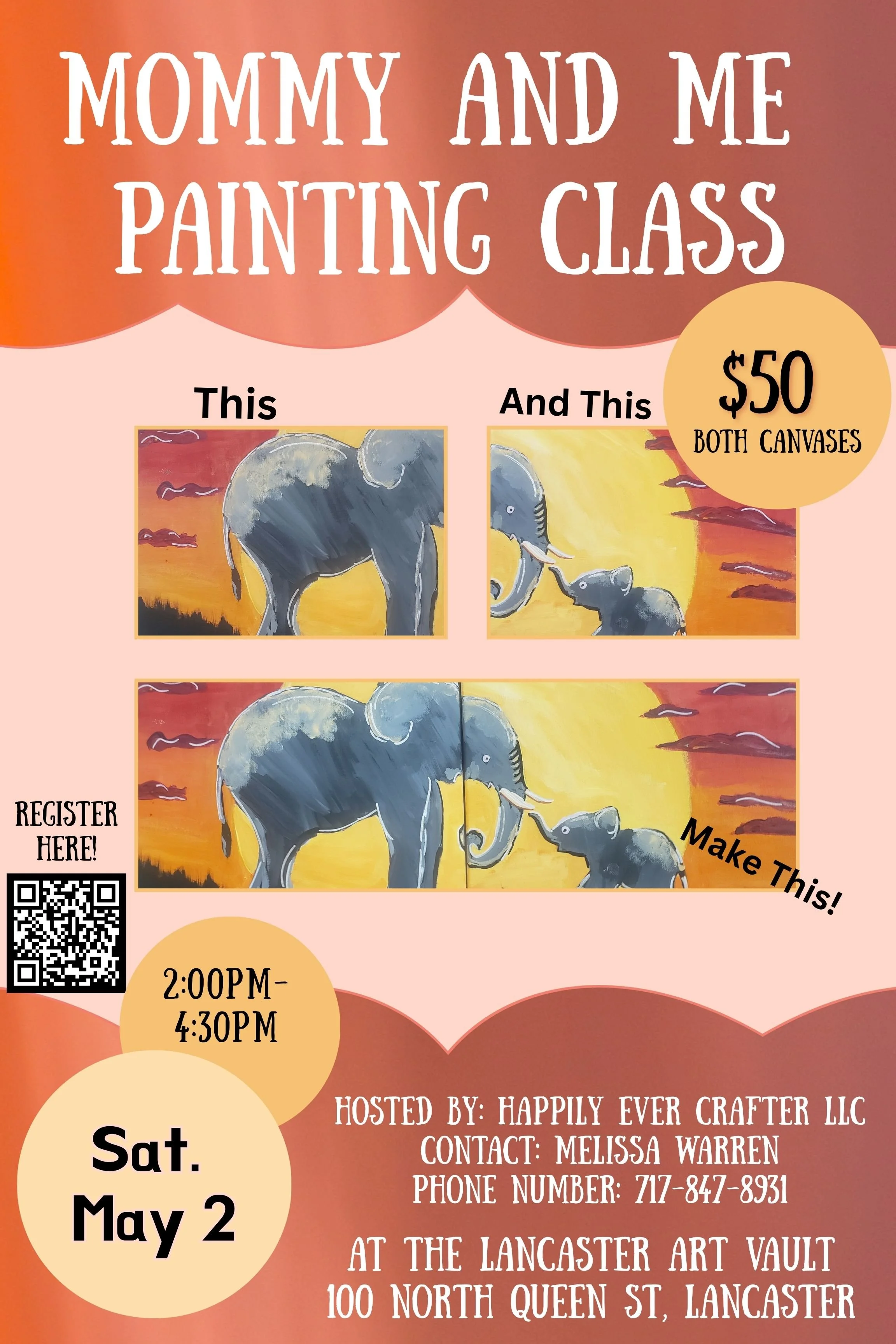 Mommy and Me Painting Class