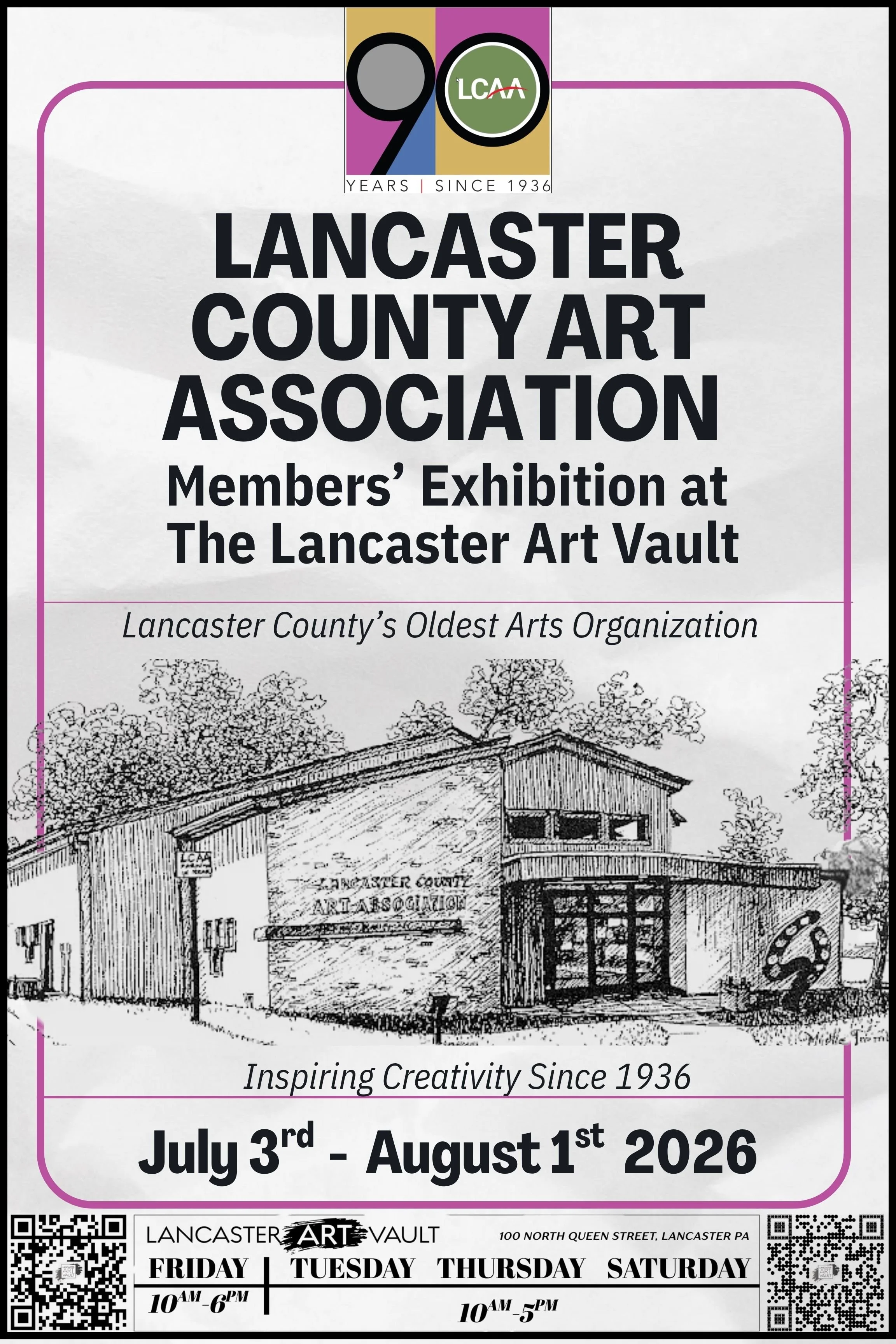 Lancaster County Art Association 90th Anniversary Exhibition