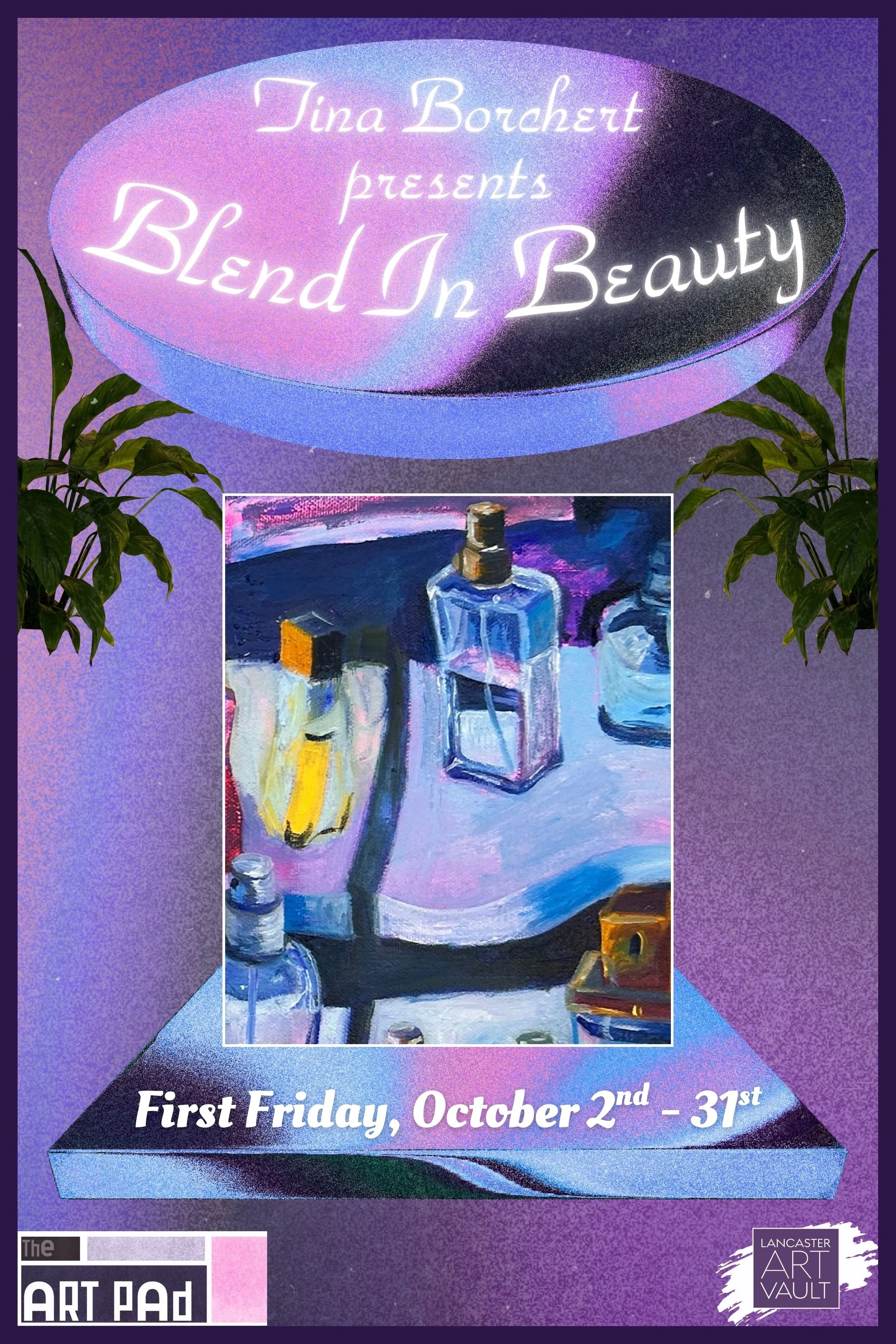 “Blend in Beauty” by resident artist tina Borchert
