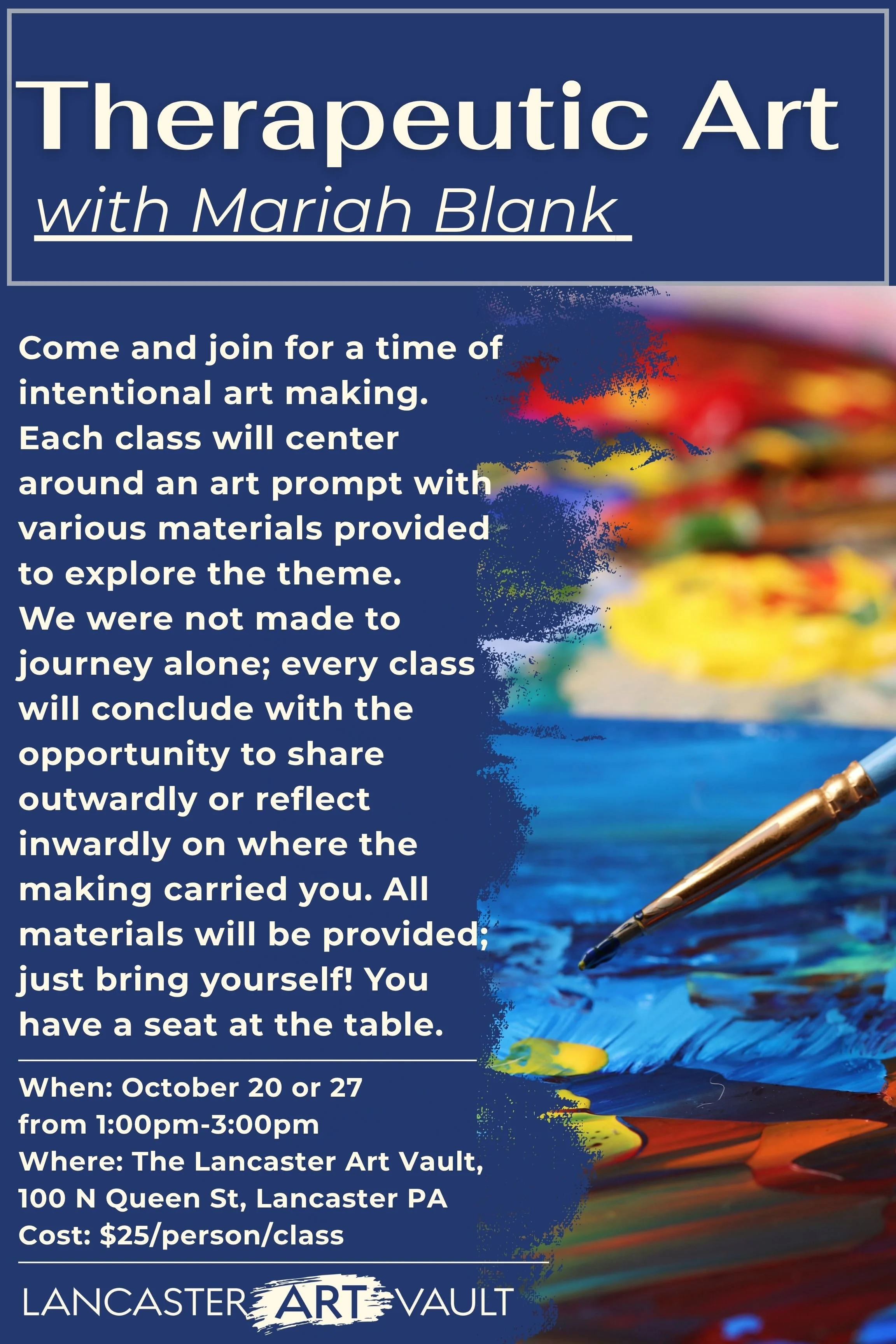 Therapeutic Art with mariah blank