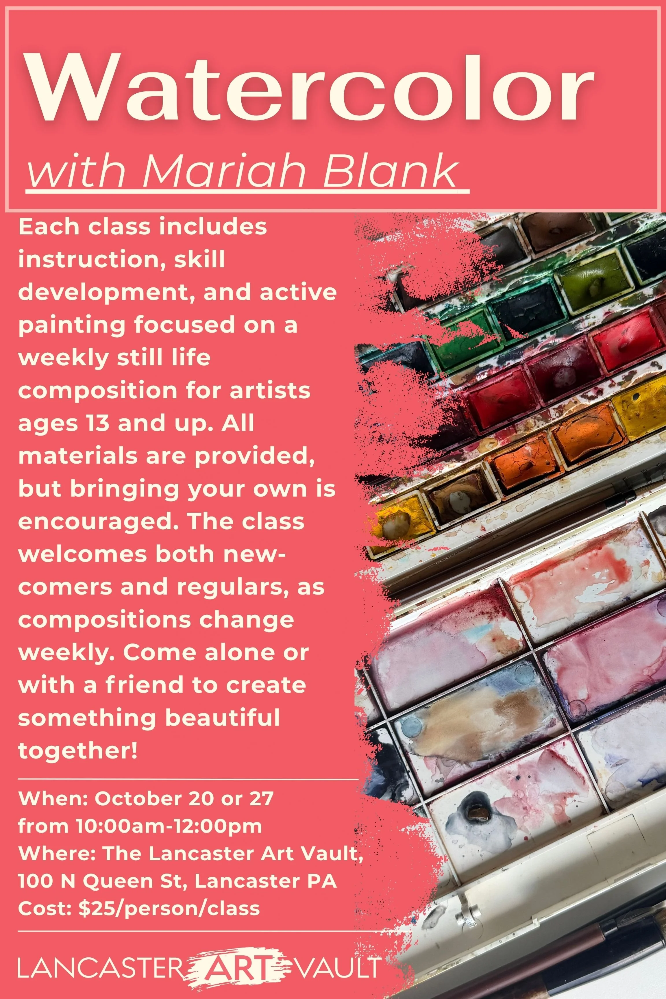 Watercolor Workshop with Mariah Blank