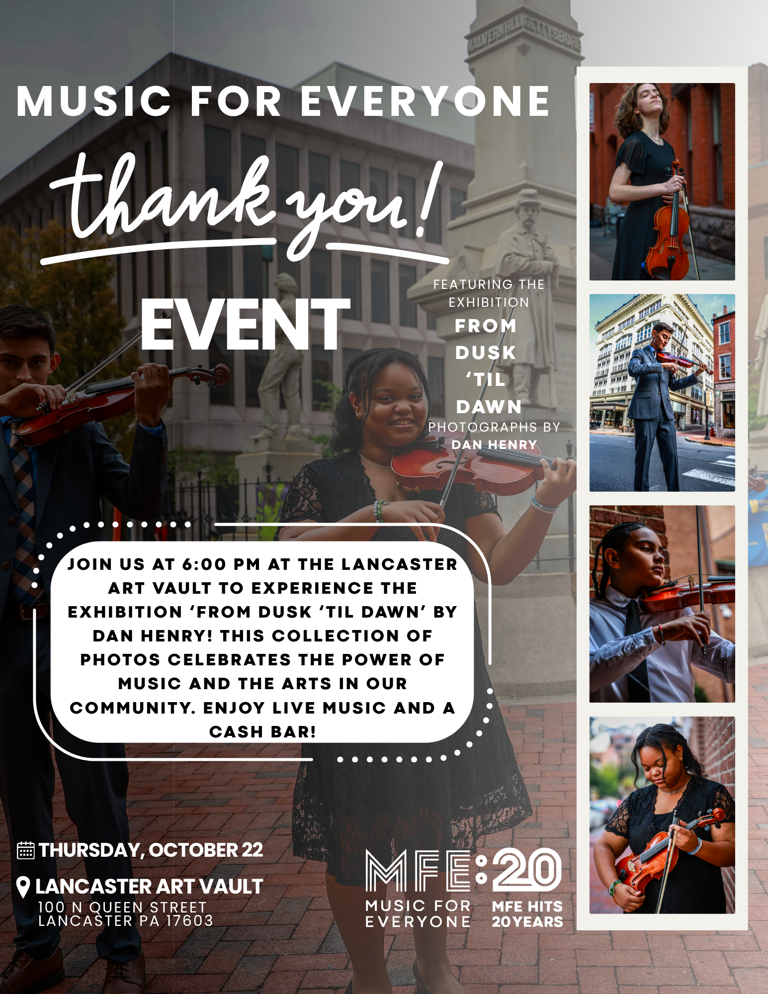 Music For Everyone "Thank You!" Event