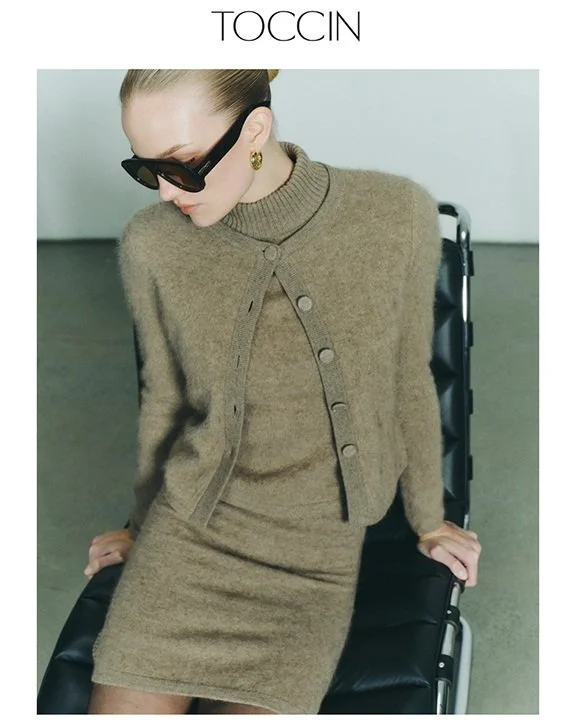 FALL26 has arrived #fall26 #brushedcashmere #cashmere #knitdressing #textures #soft #luxe 🔥